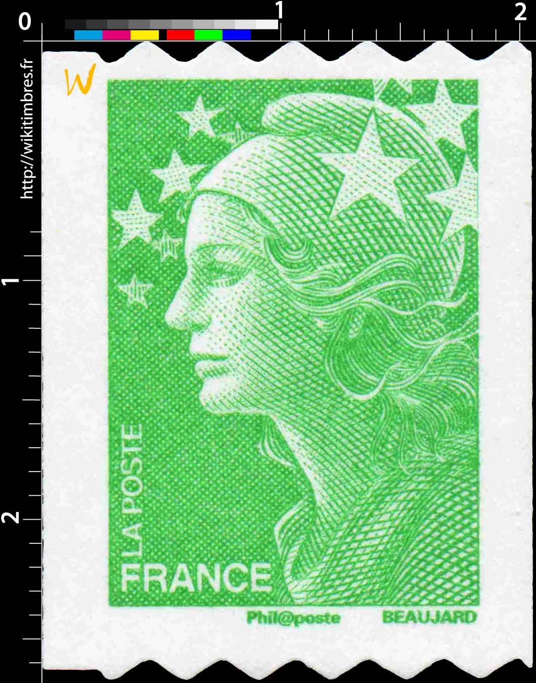 Sans légende particulière - type Marianne de Beaujard