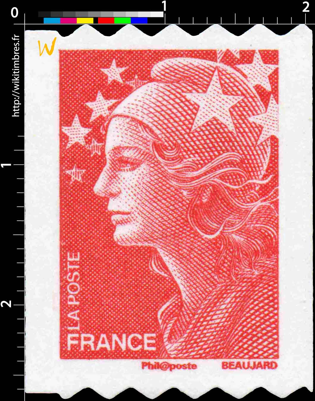 Sans légende particulière - type Marianne de Beaujard