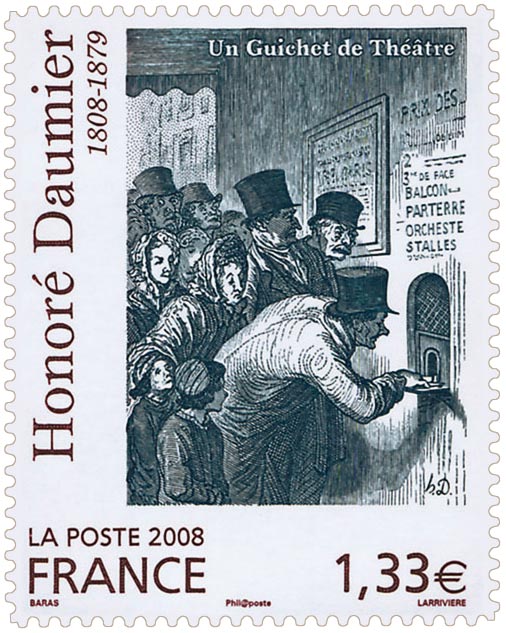 2008 Honoré Daumier 1808 – 1879 Un guichet de Théâtre