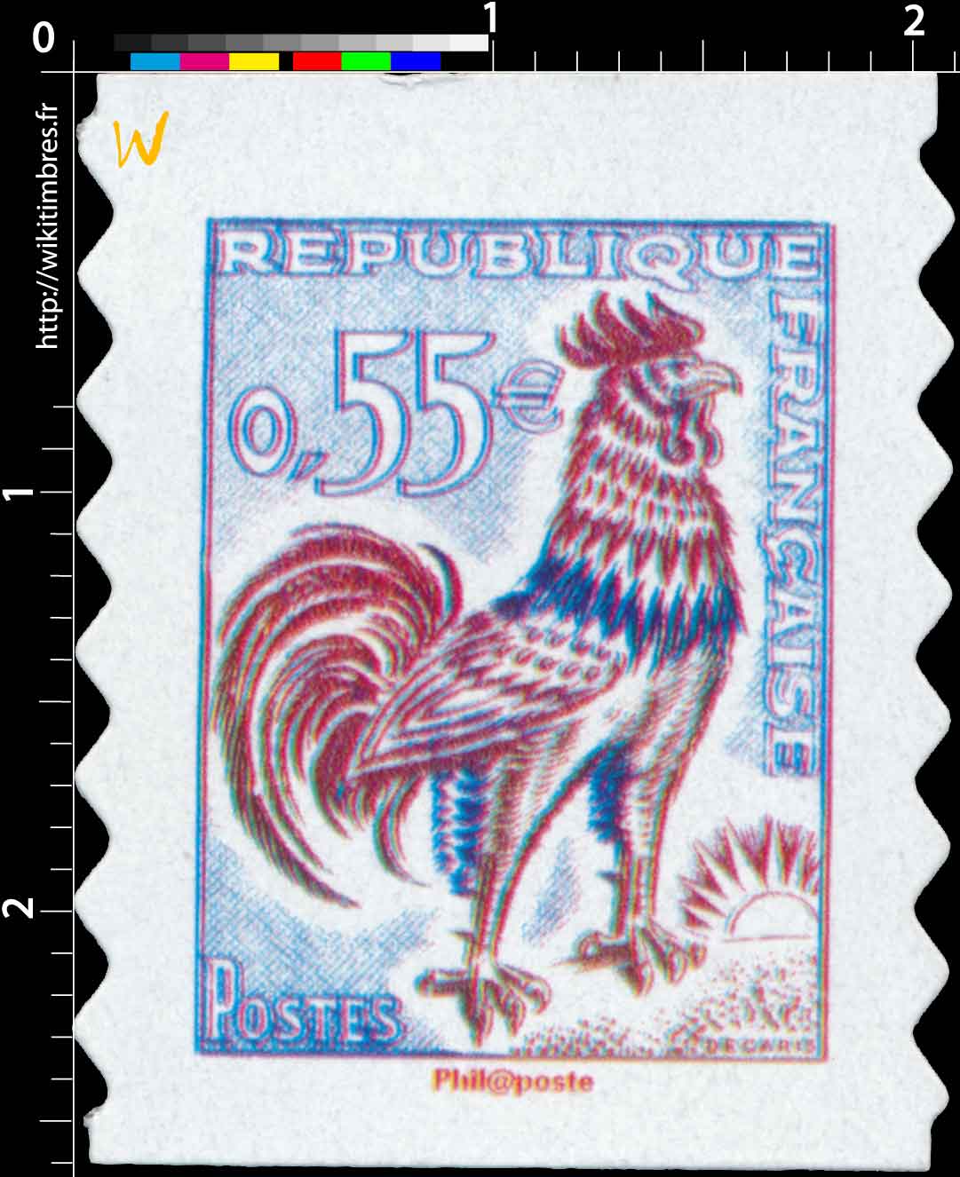 Sans légende particulière - Coq de Decaris