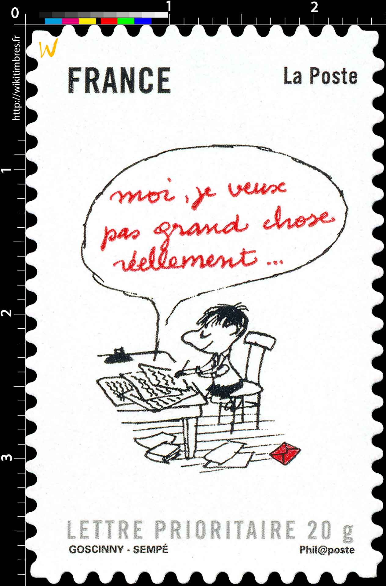 moi, je veux pas grand-chose réellement …