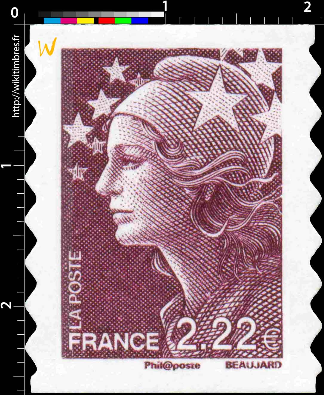 Sans légende particulière - type Marianne de Beaujard