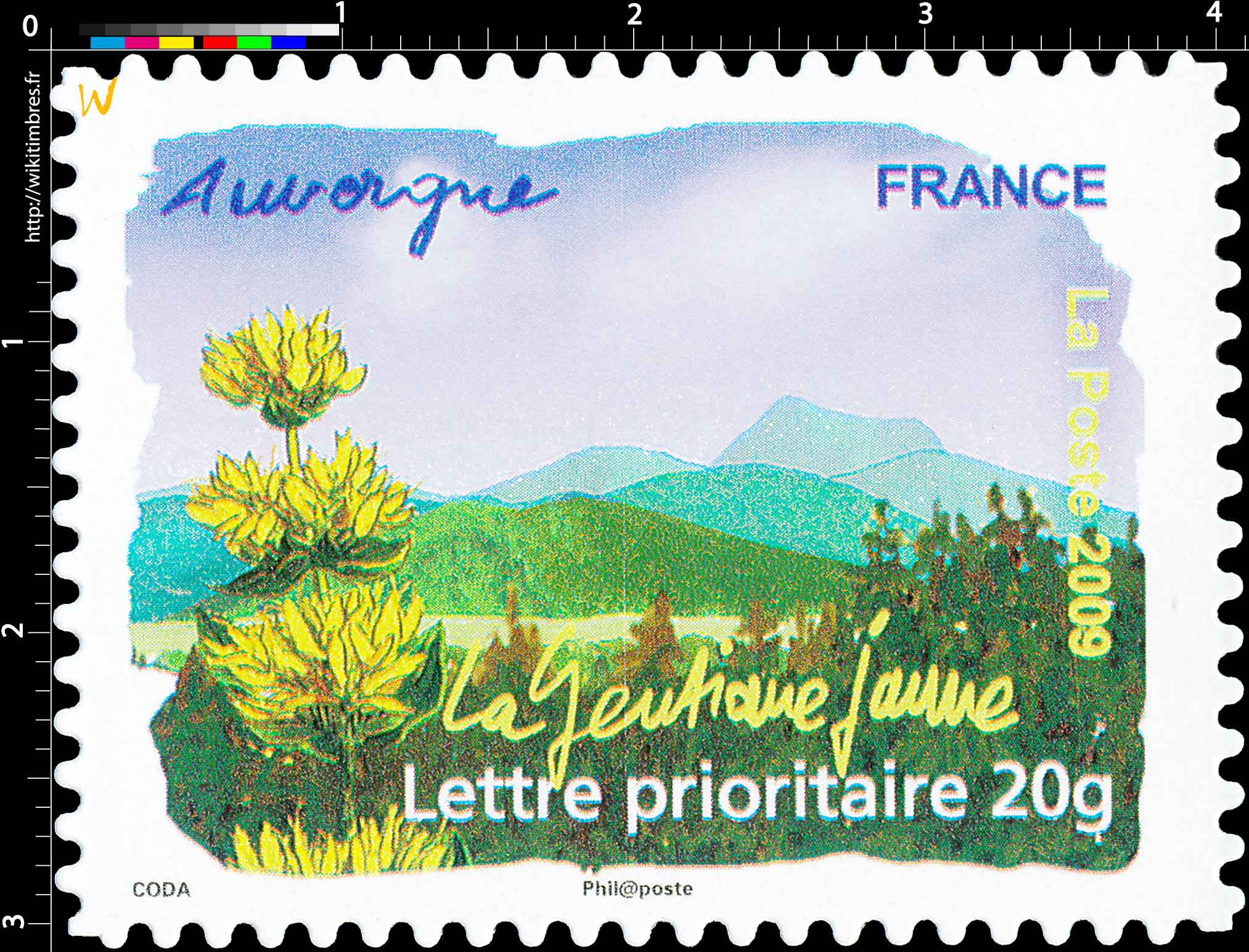 2009 Auvergne La gentiane jaune