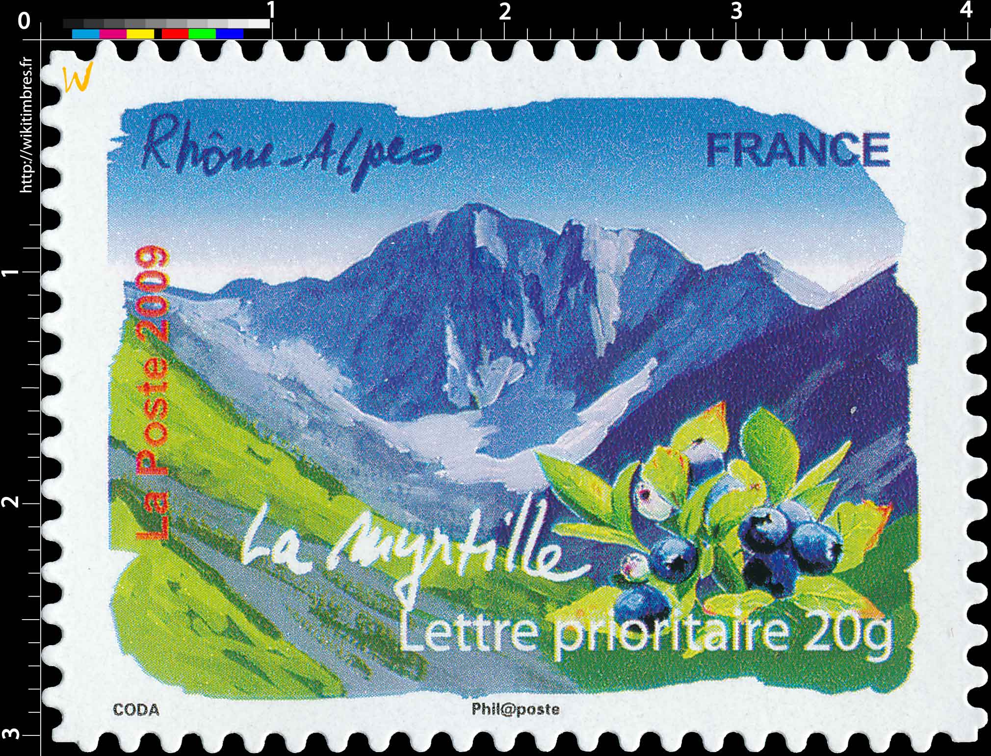 2009 Rhône-Alpes la myrtille