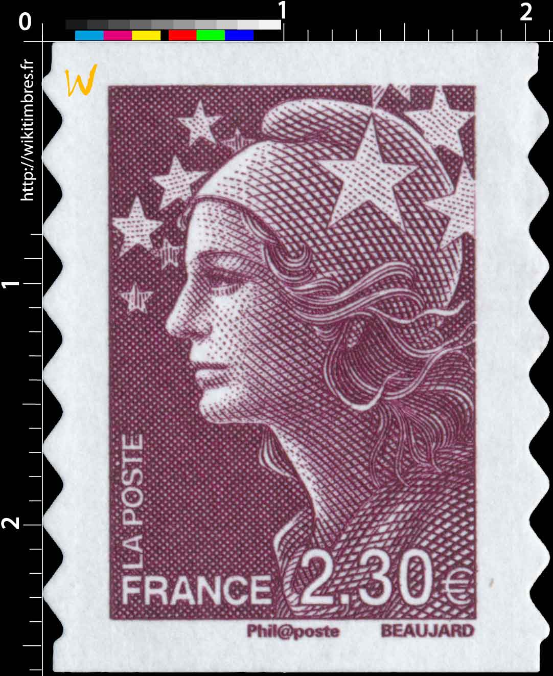 Sans légende particulière - type Marianne de Beaujard