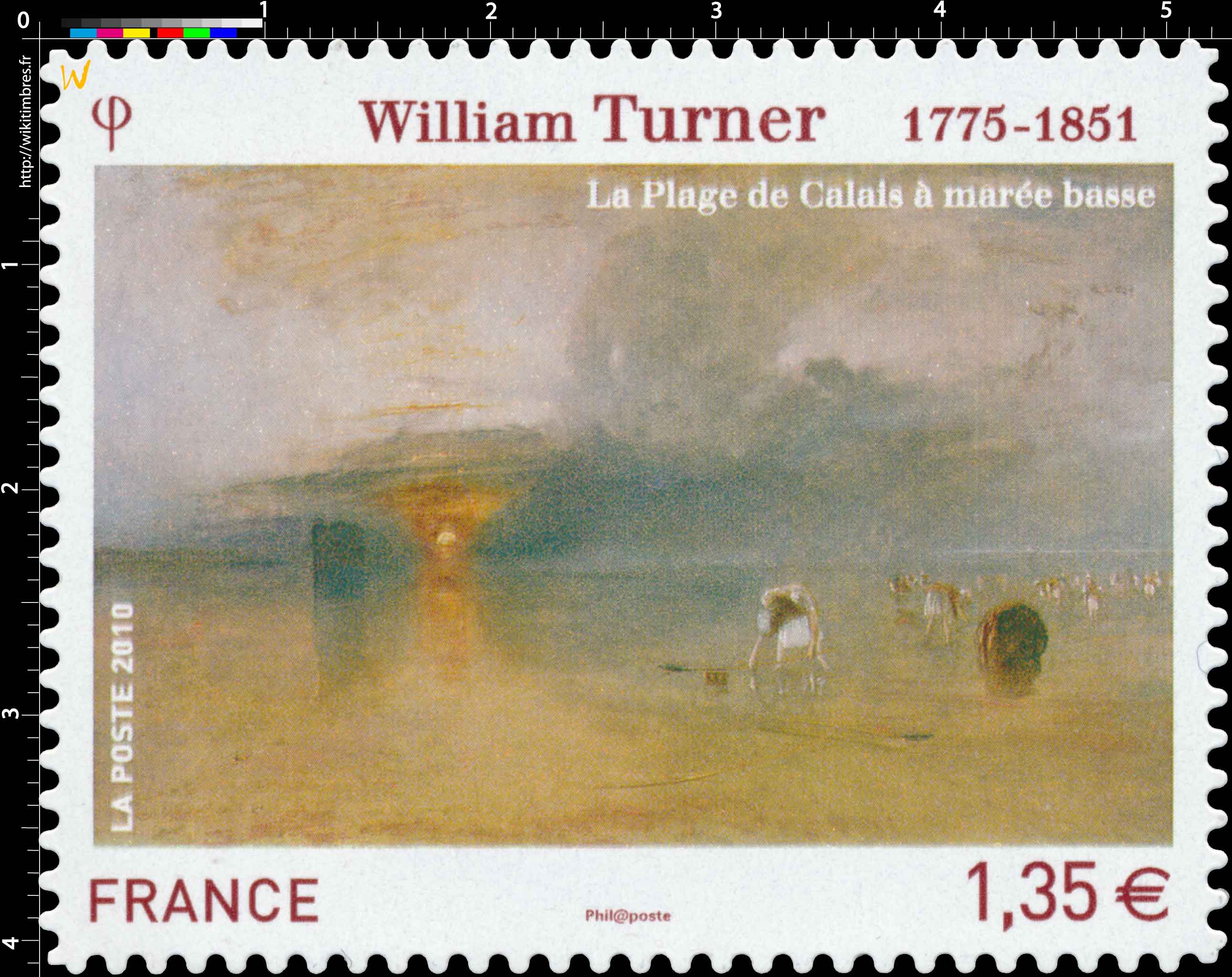 2010 William Turner 1775-1851 La plage de Calais à marée basse