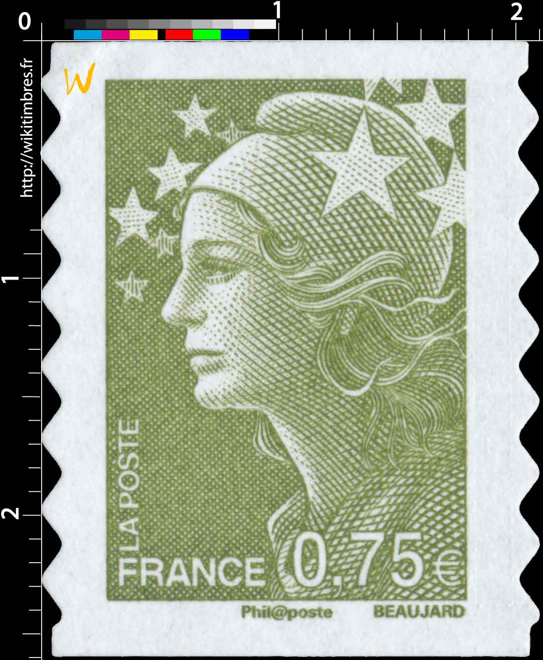 Sans légende particulière - type Marianne de Beaujard