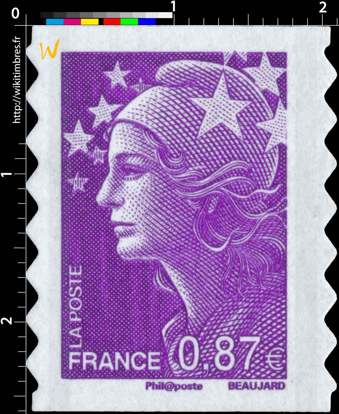 Sans légende particulière - type Marianne de Beaujard