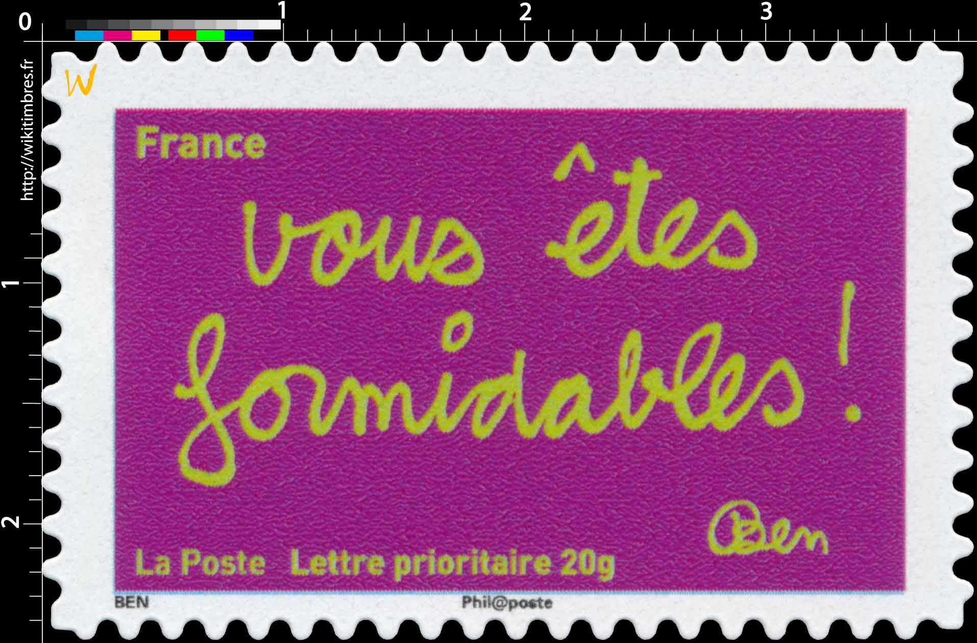 Vous êtes formidables!