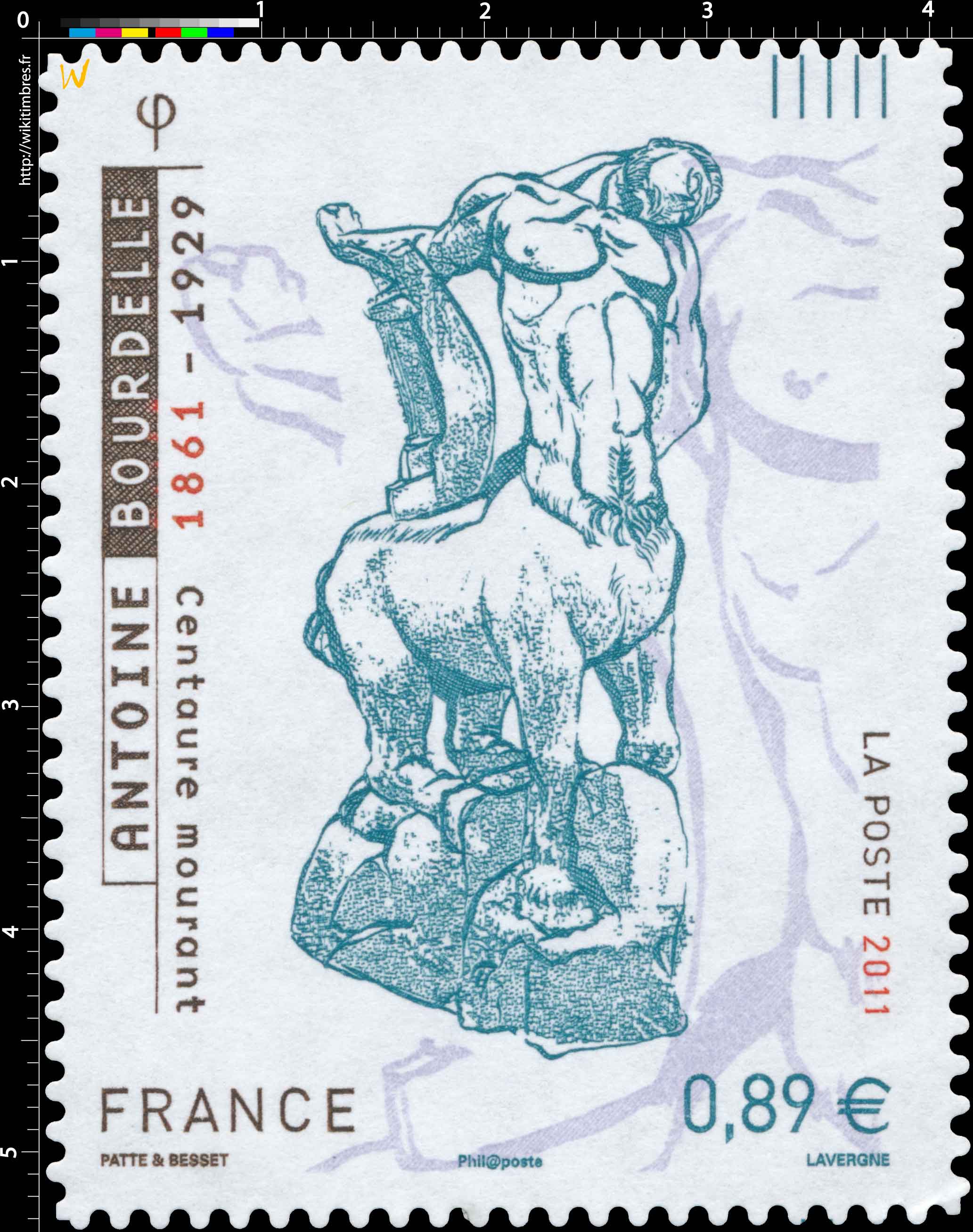 2011 Antoine BOURDELLE 1861-1929 centaure mourant