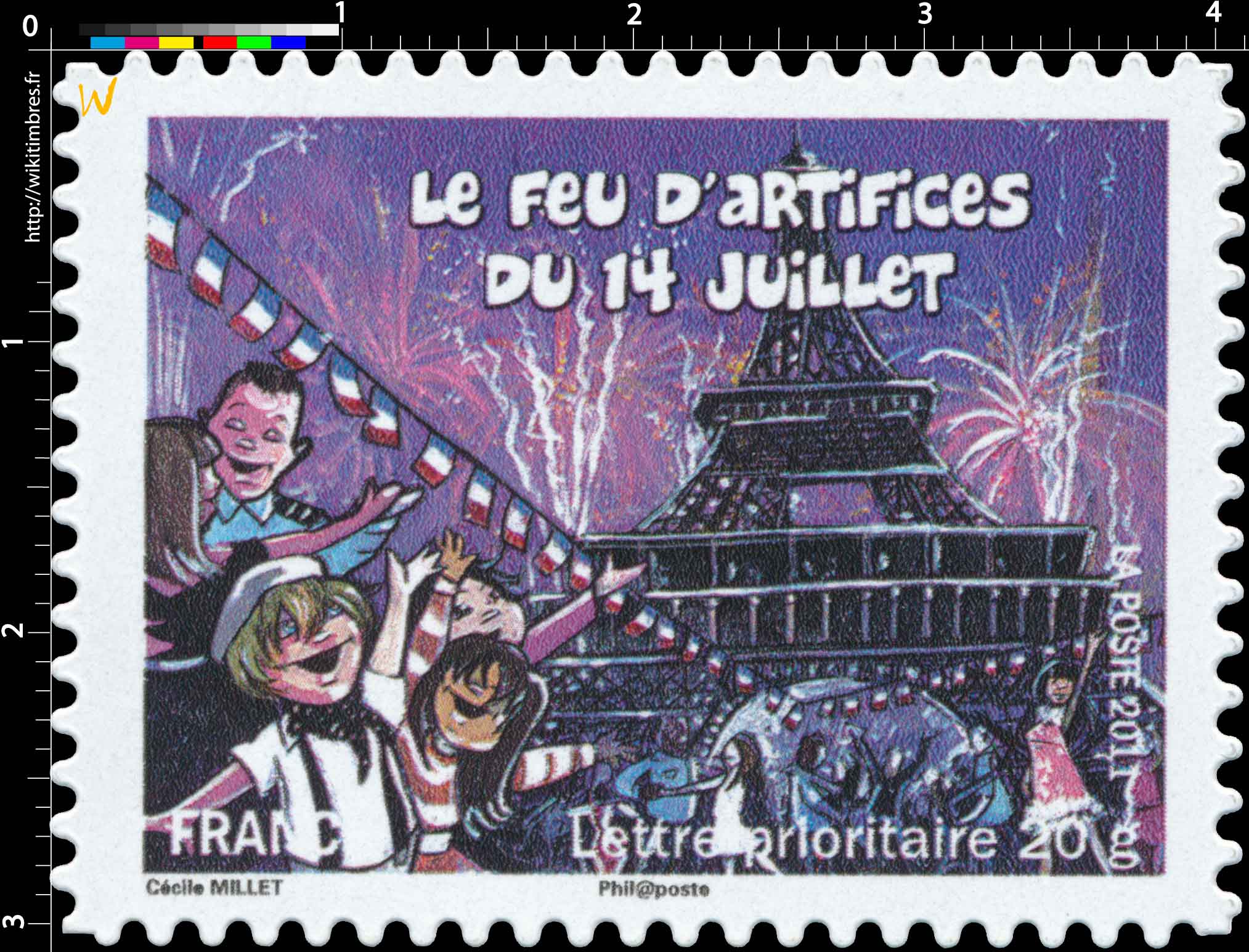 2011 Le feu d'artifices du 14 juillet