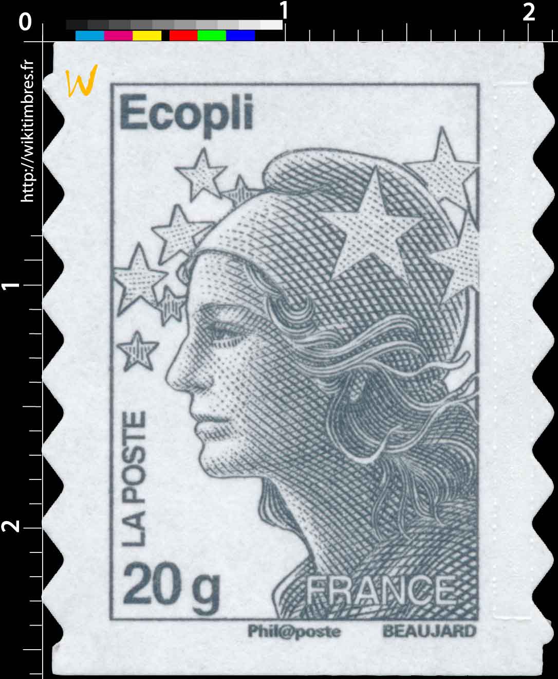 Écopli - type Marianne de Beaujard