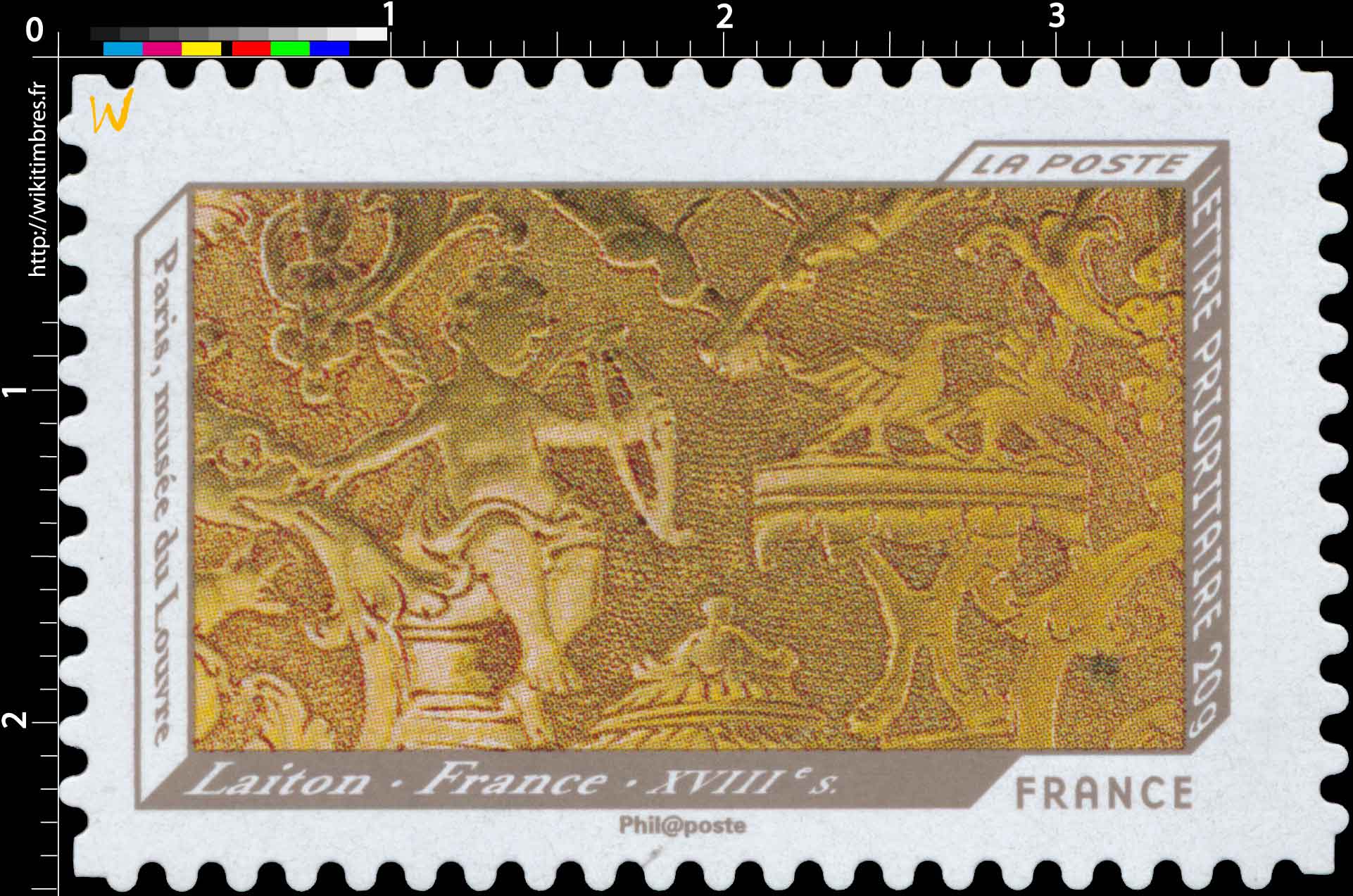 Laiton . France . XVIIIe s. Paris musée du Louvre