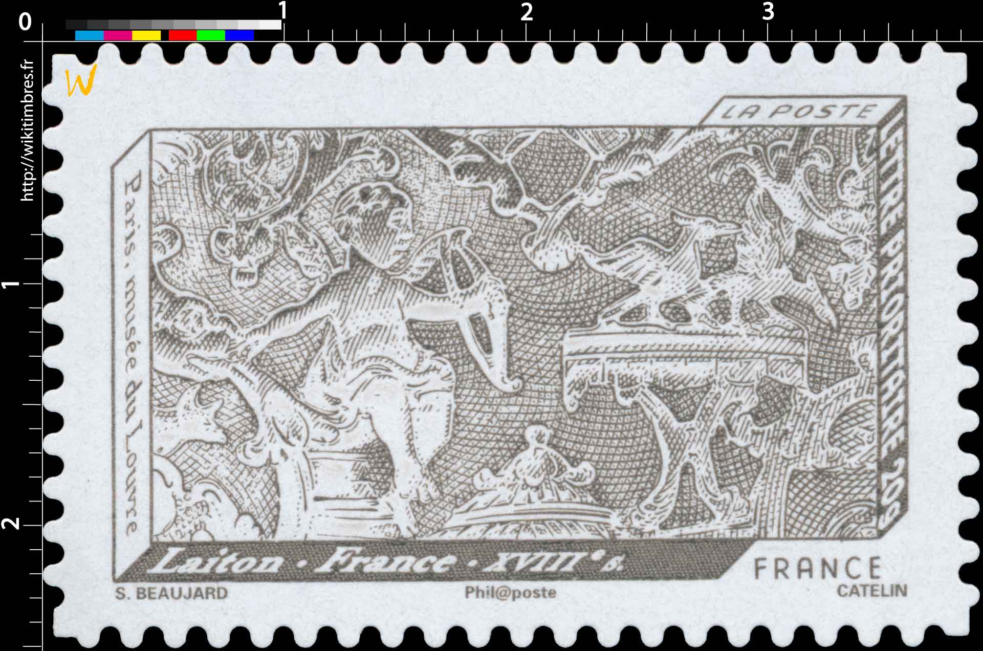 Laiton . France . XVIIIe s. Paris musée du Louvre