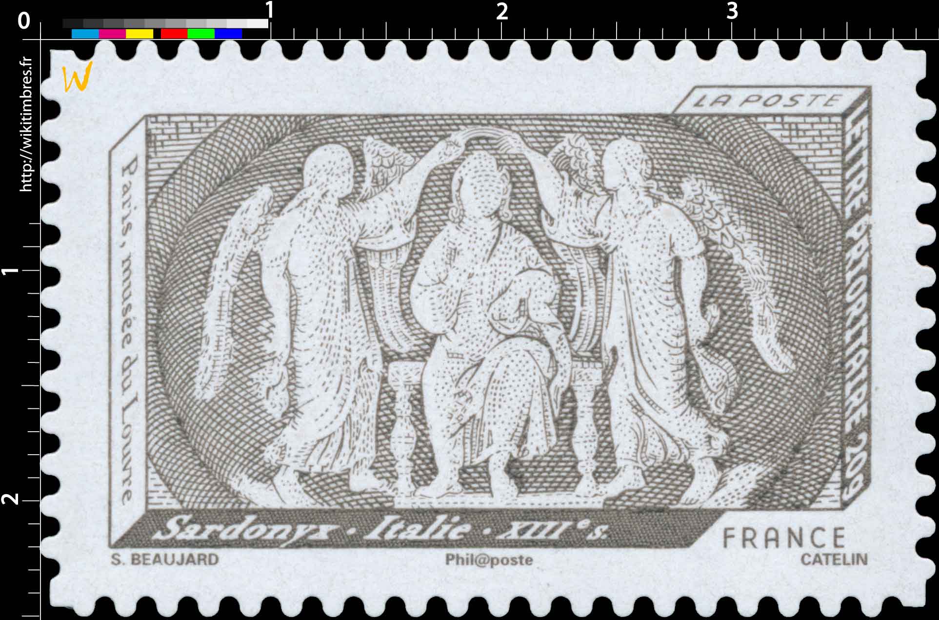 Sardonyx . Italie . XIIIe s. Paris musée du Louvre