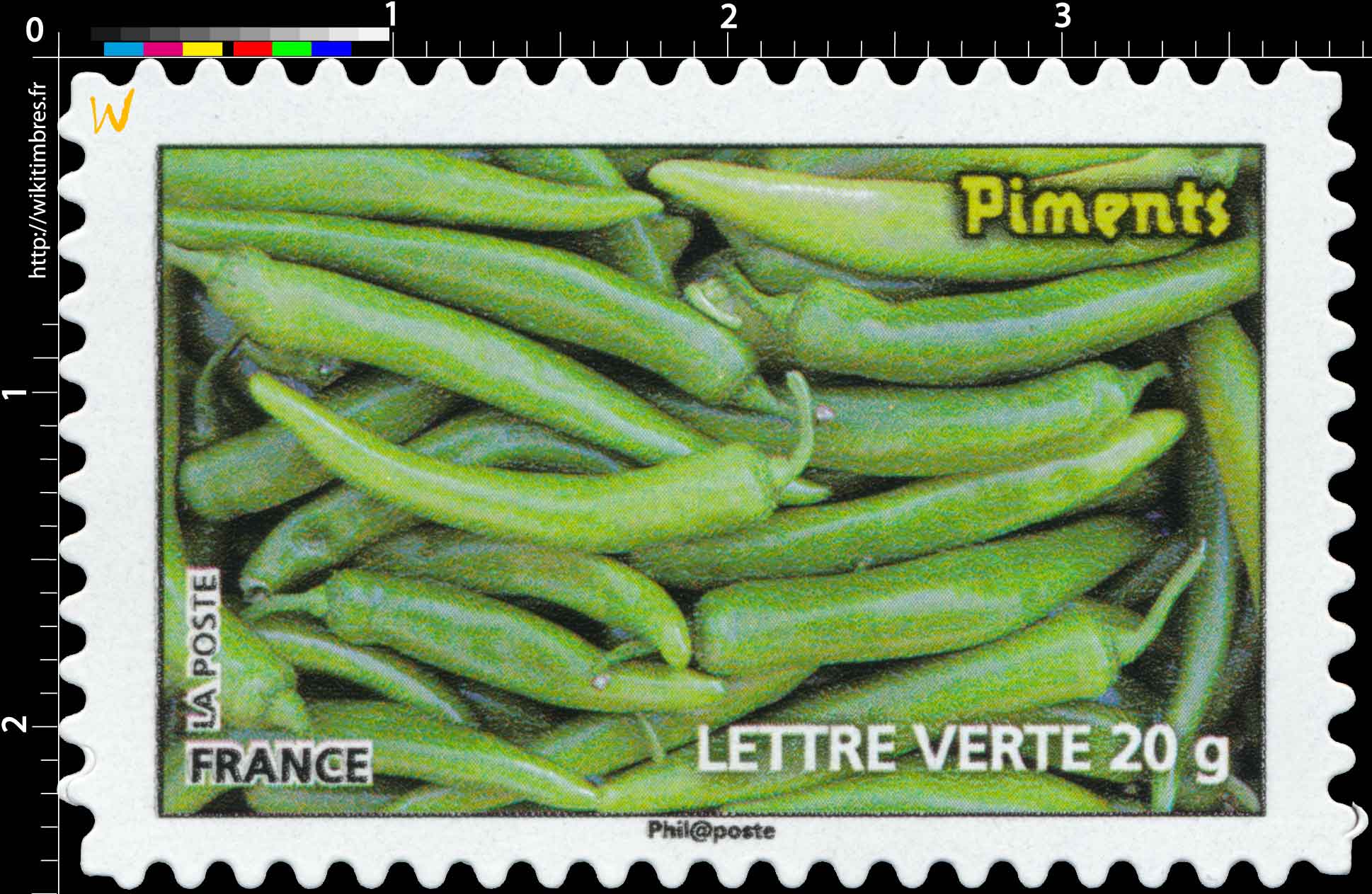 Le timbre vert