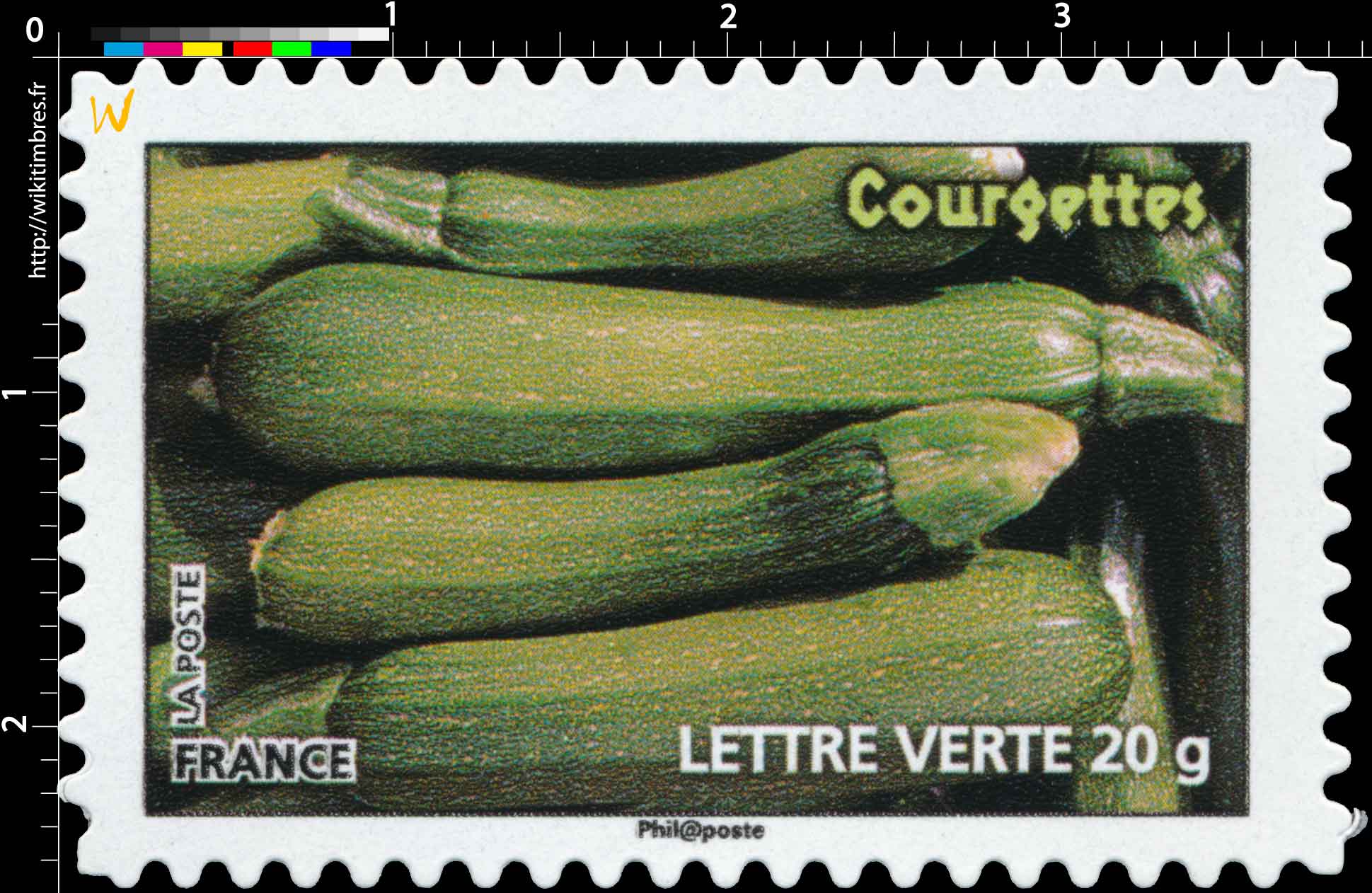 Le timbre vert