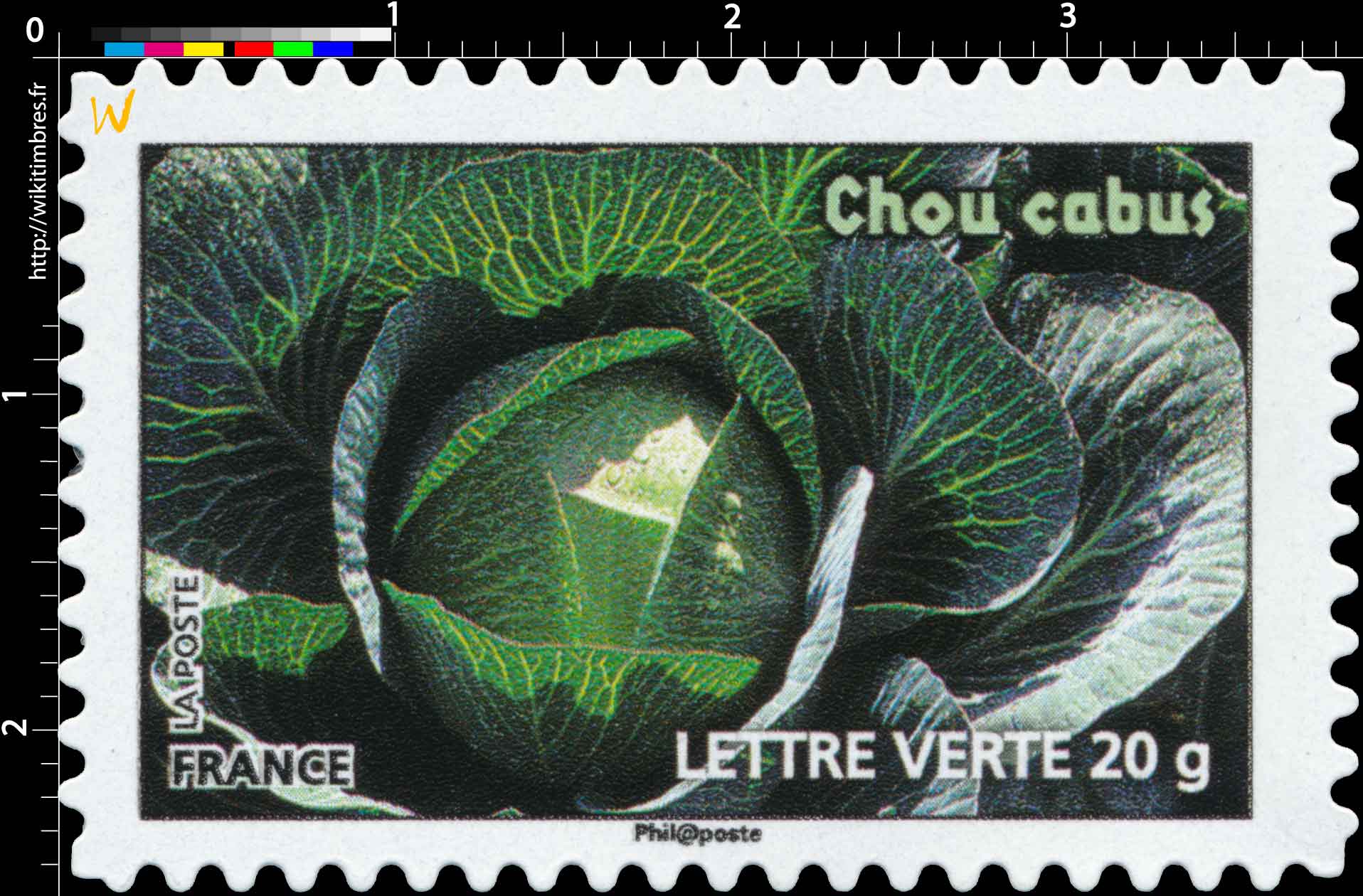 Le timbre vert