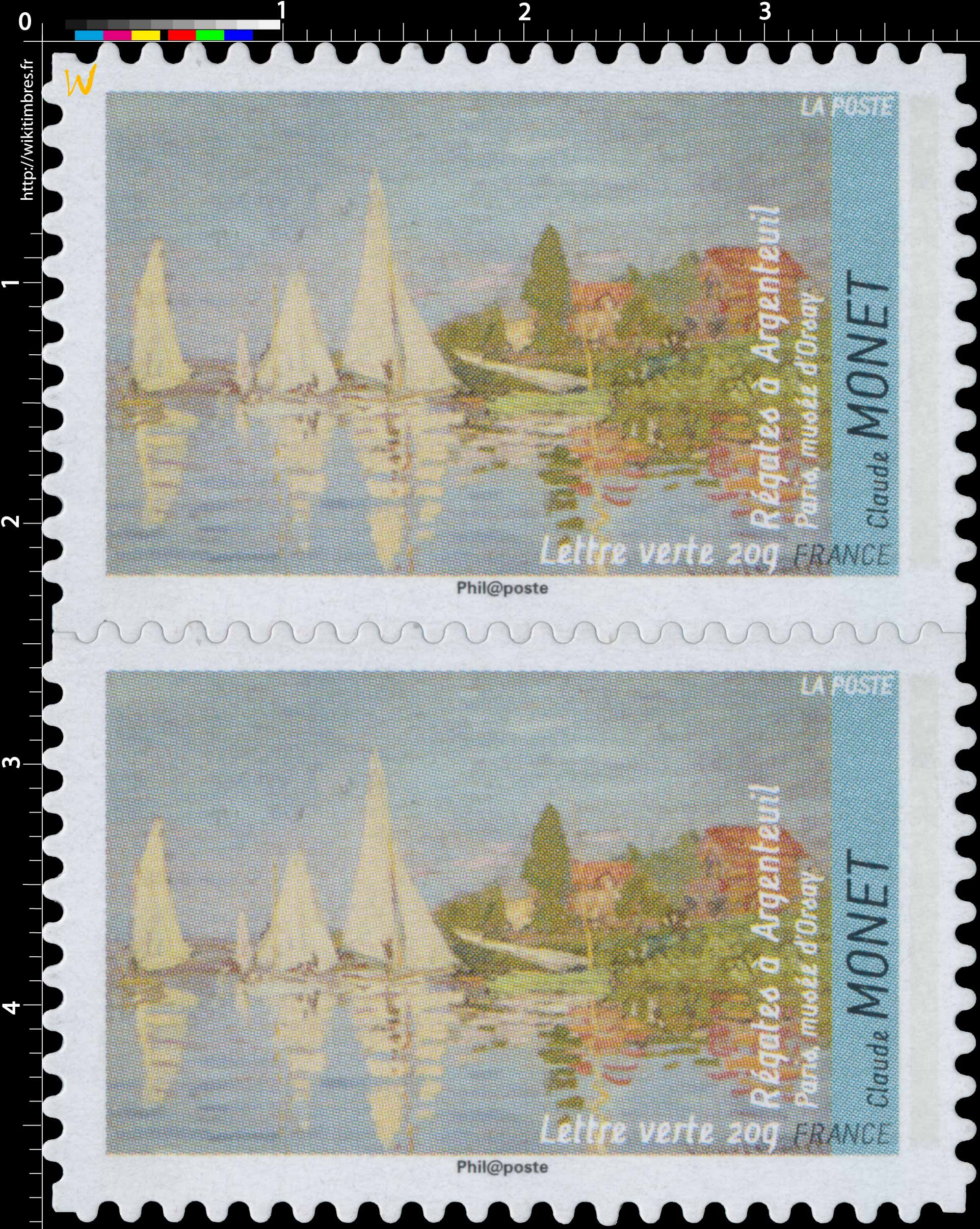 Régates à Argenteuil Paris musée d'Orsay Claude Monet