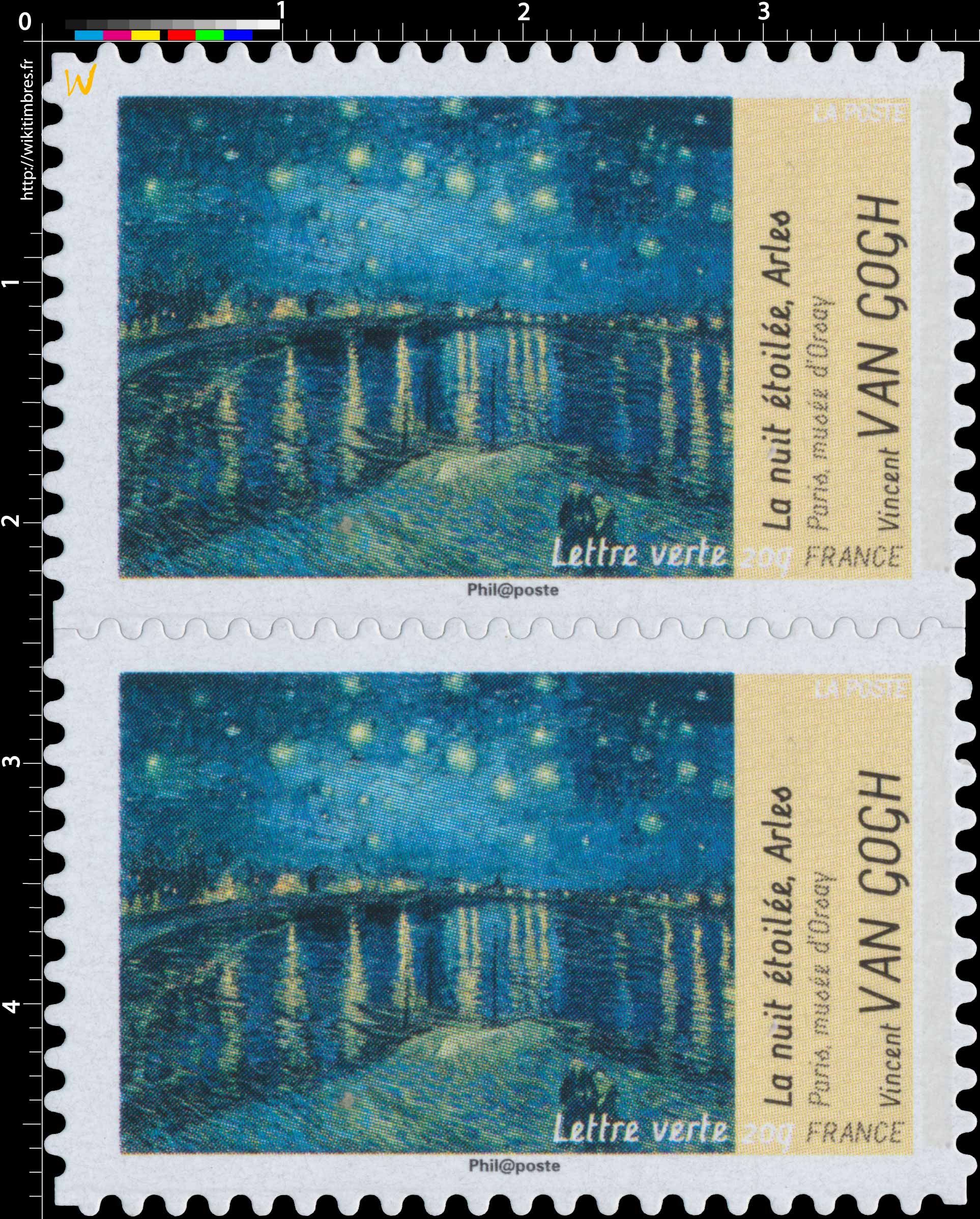 La nuit étoilée Arles Paris musée d'Orsay Vincent Van Gogh