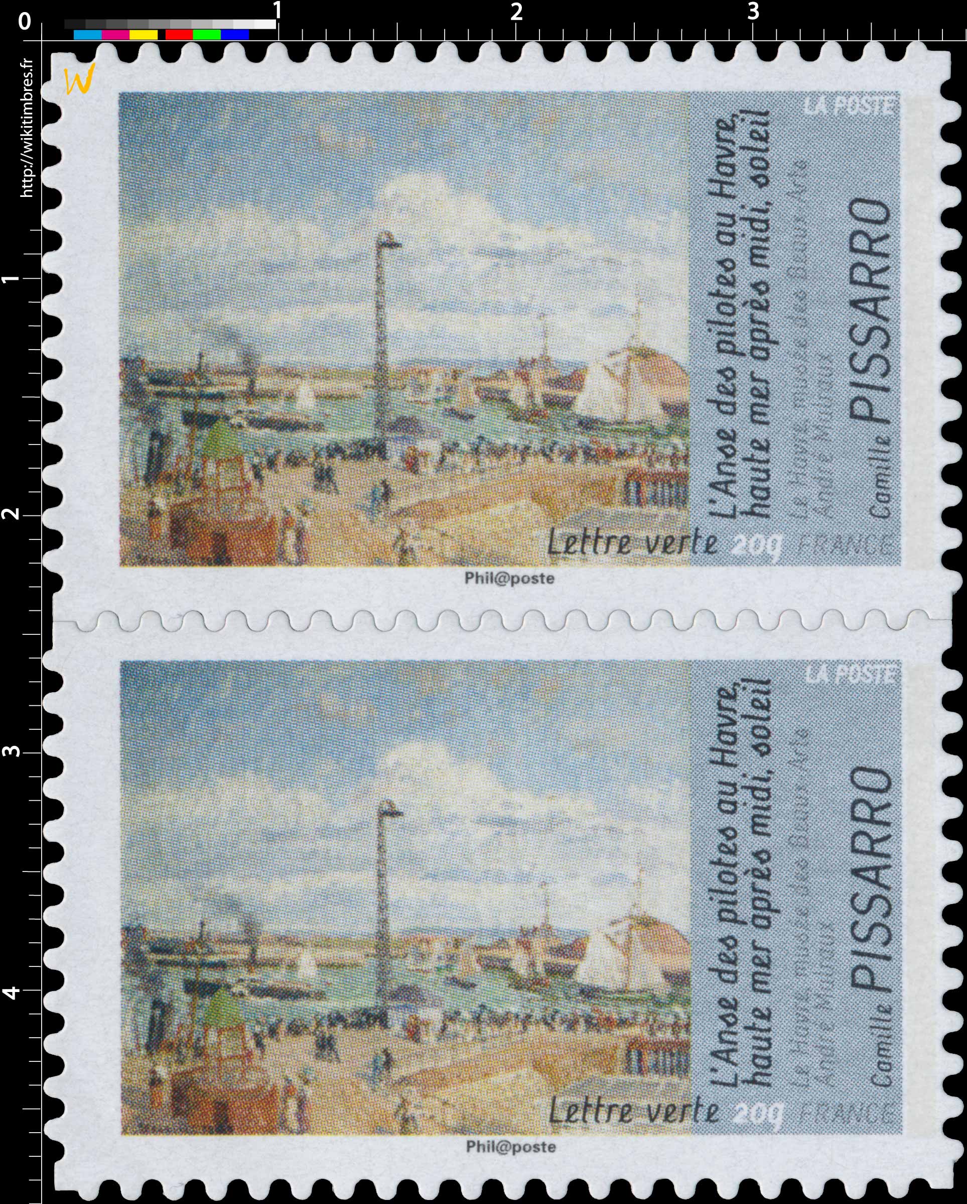 L'Anse des pilotes au Havre haute mer après midi soleil Le havre - musée des beaux-arts André Malraux Camille Pissarro 