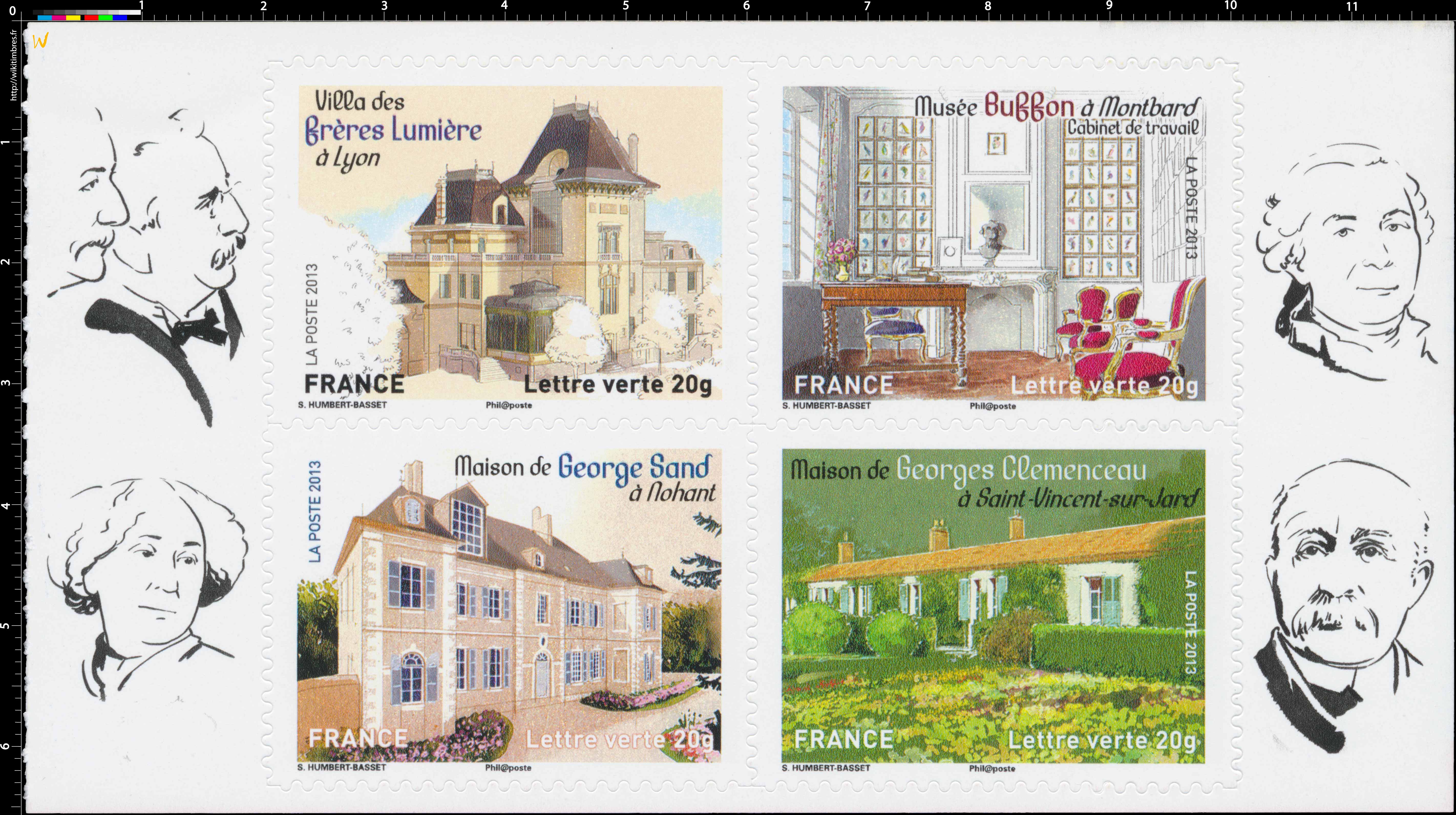 2013 Feuille « Patrimoine de France »