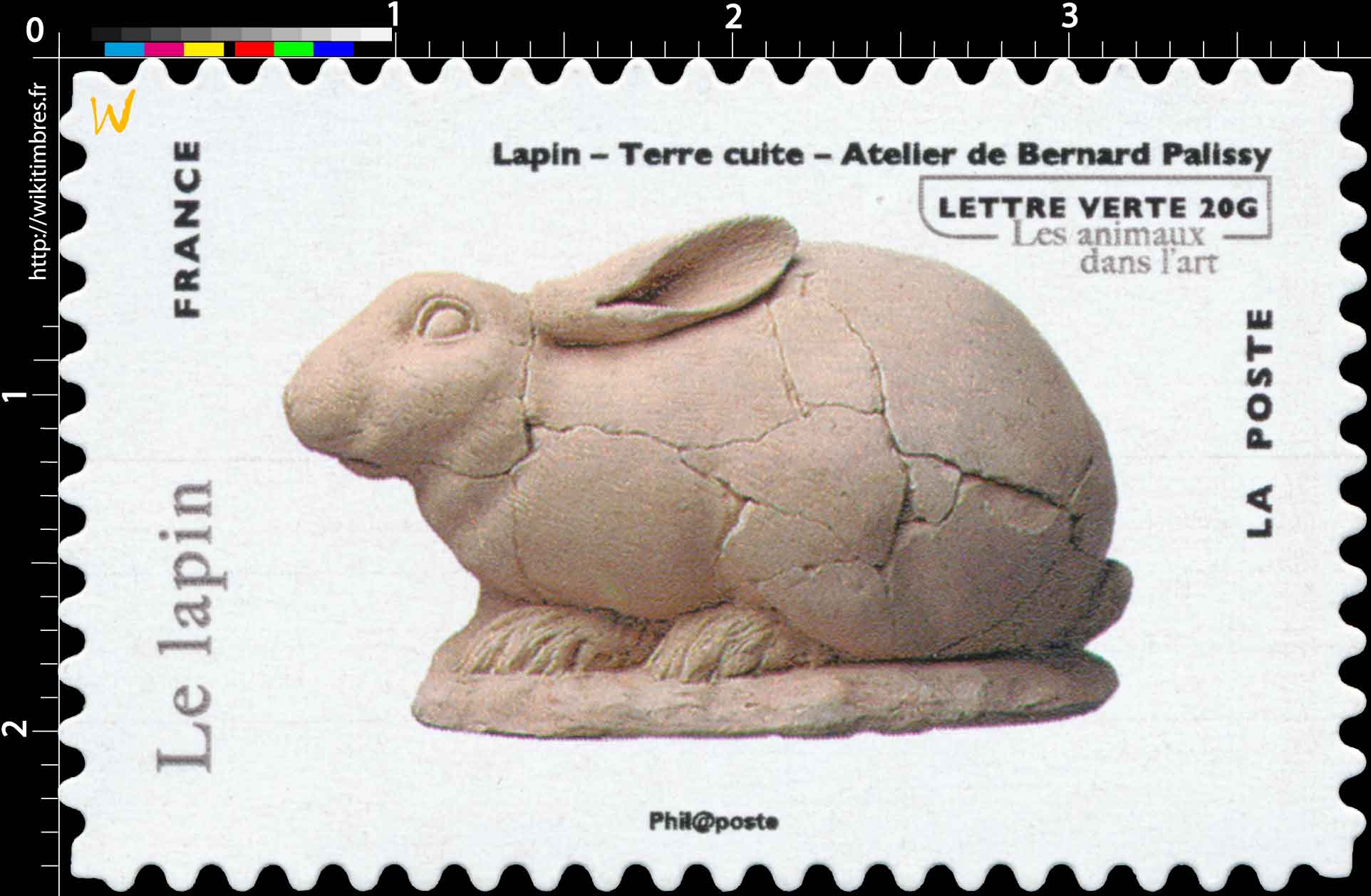 Lapin - Terre cuite - Atelier de Bernard Palissy- les animaux dans l'art