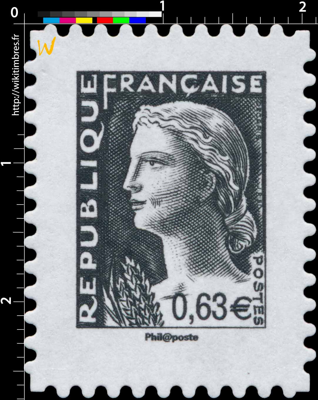 Sans légende particulière - Type Marianne de Decaris