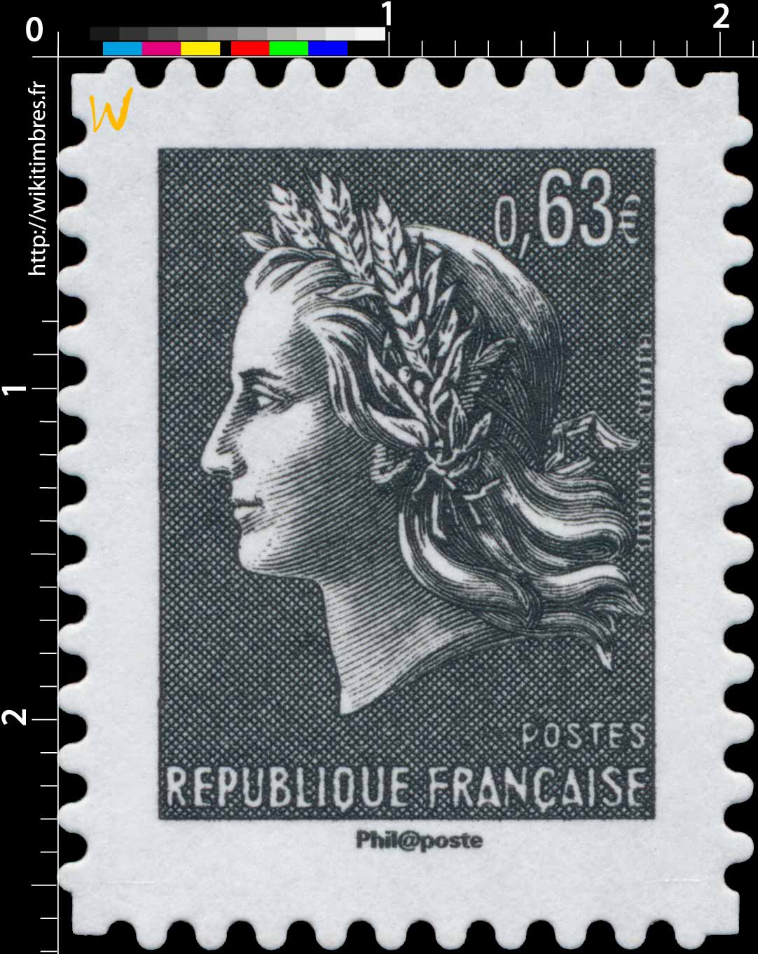 Sans légende particulière - type Marianne de Cheffer