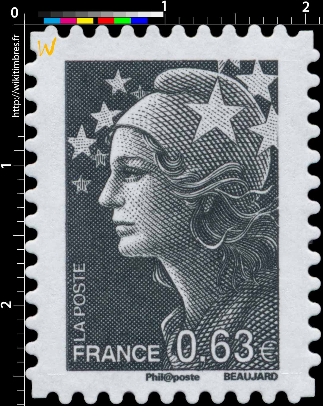 Sans légende particulière - type Marianne de Beaujard