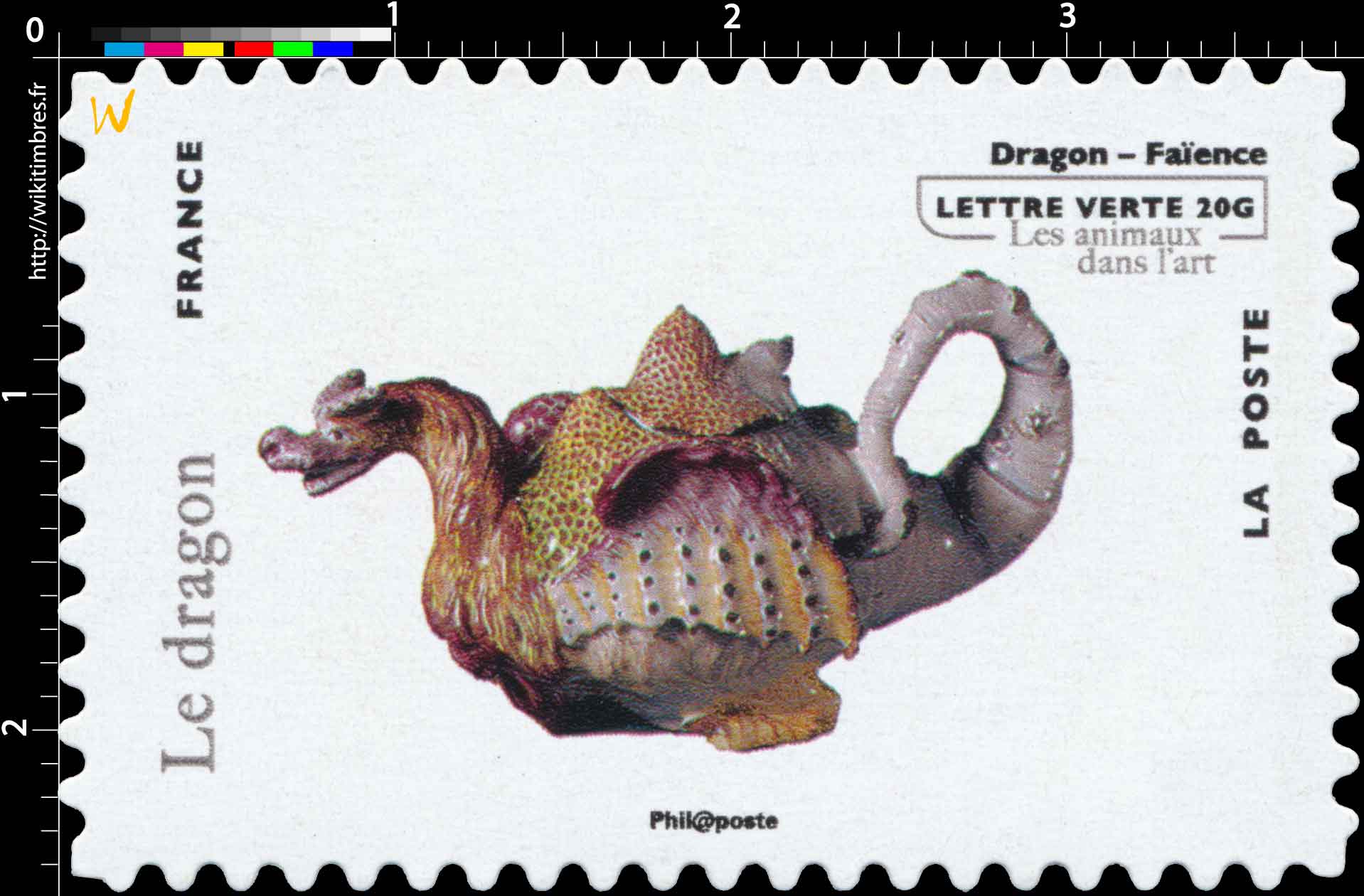 Le dragon - Dragon - Faïence -  Les animaux dans l'art