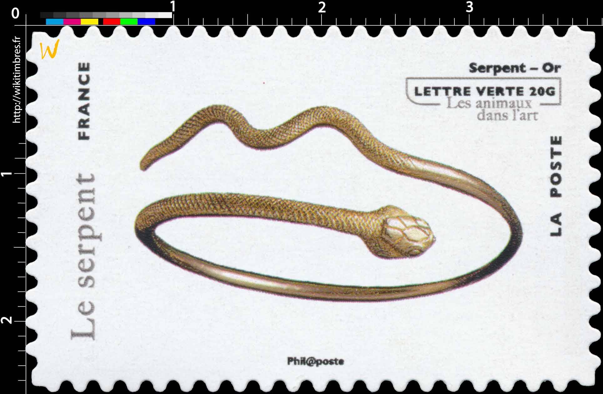 Le serpent - Serpent - Or - Les animaux dans l'art