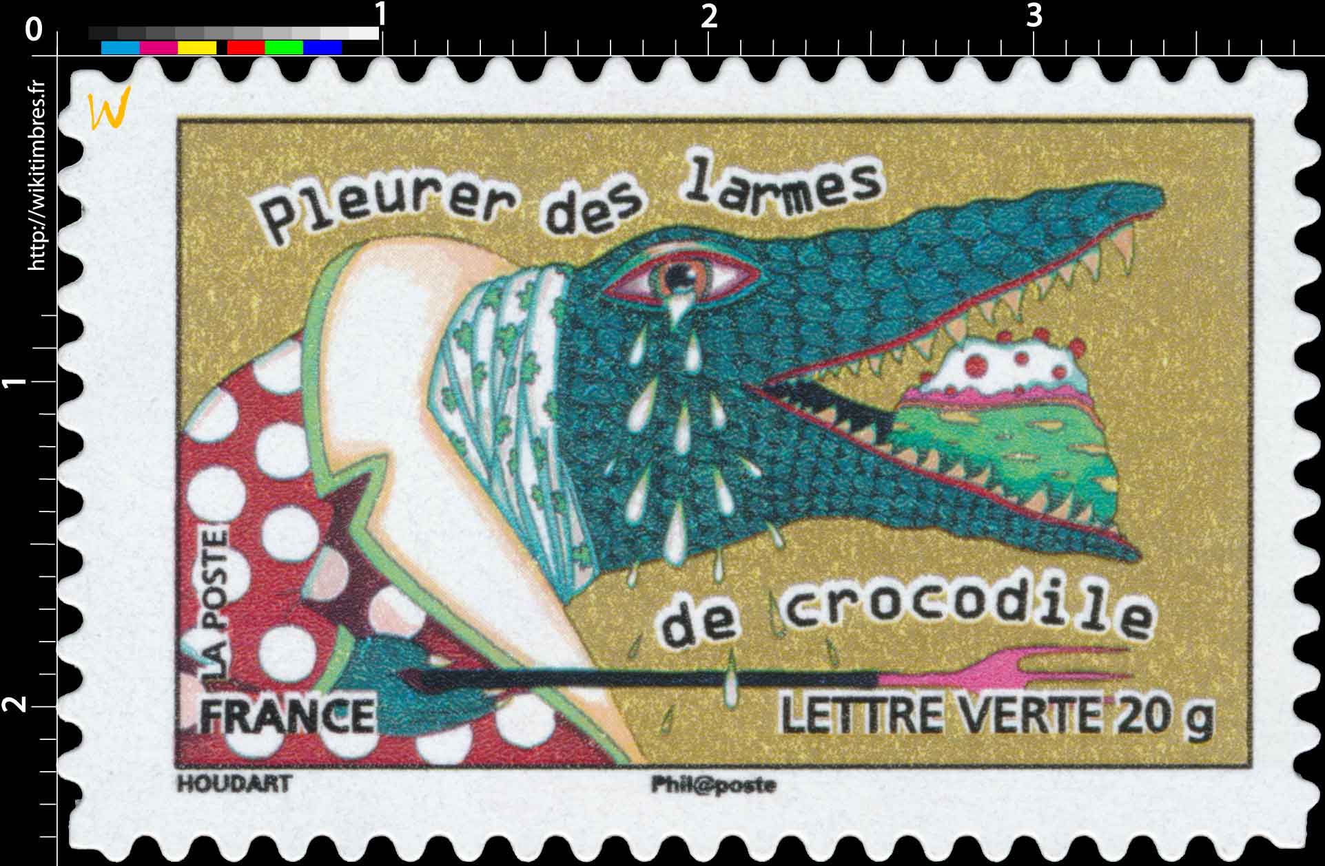 Pleurer des larmes de crocodile