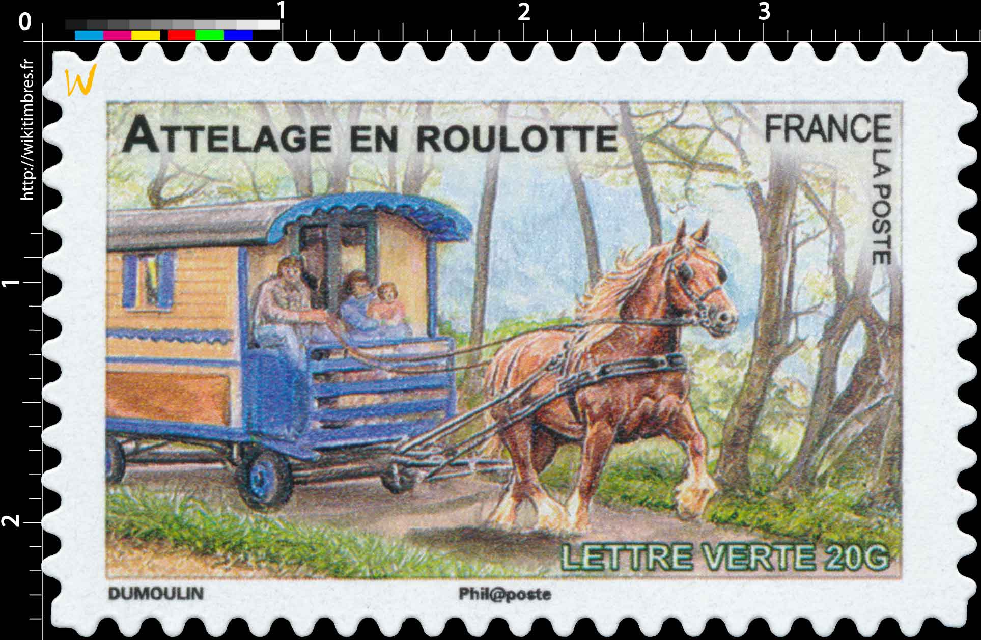 Attelage en roulotte