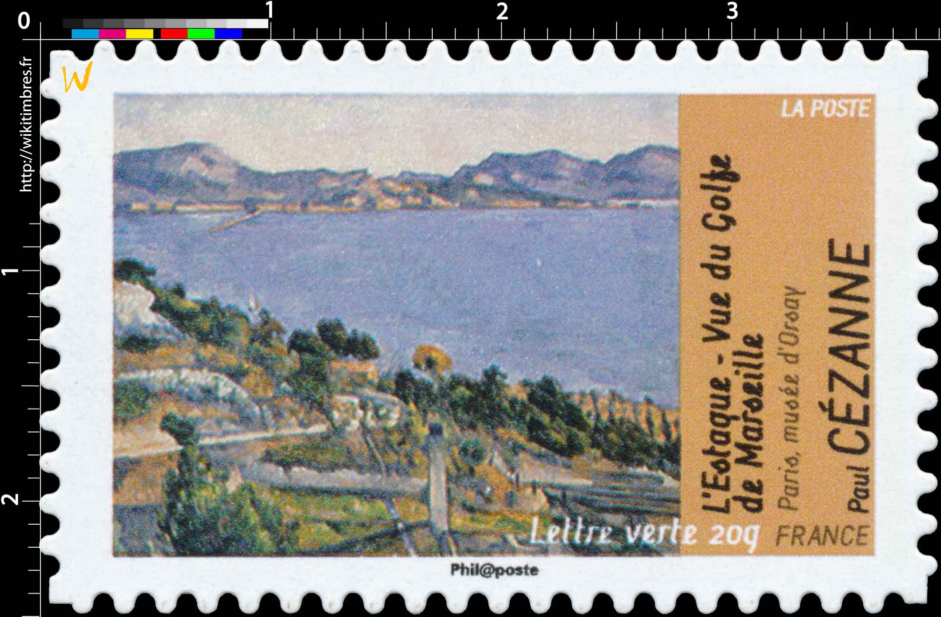 L'Estaque Vue du Golfe de Marseille Paris musée d'Orsay Paul Cézanne