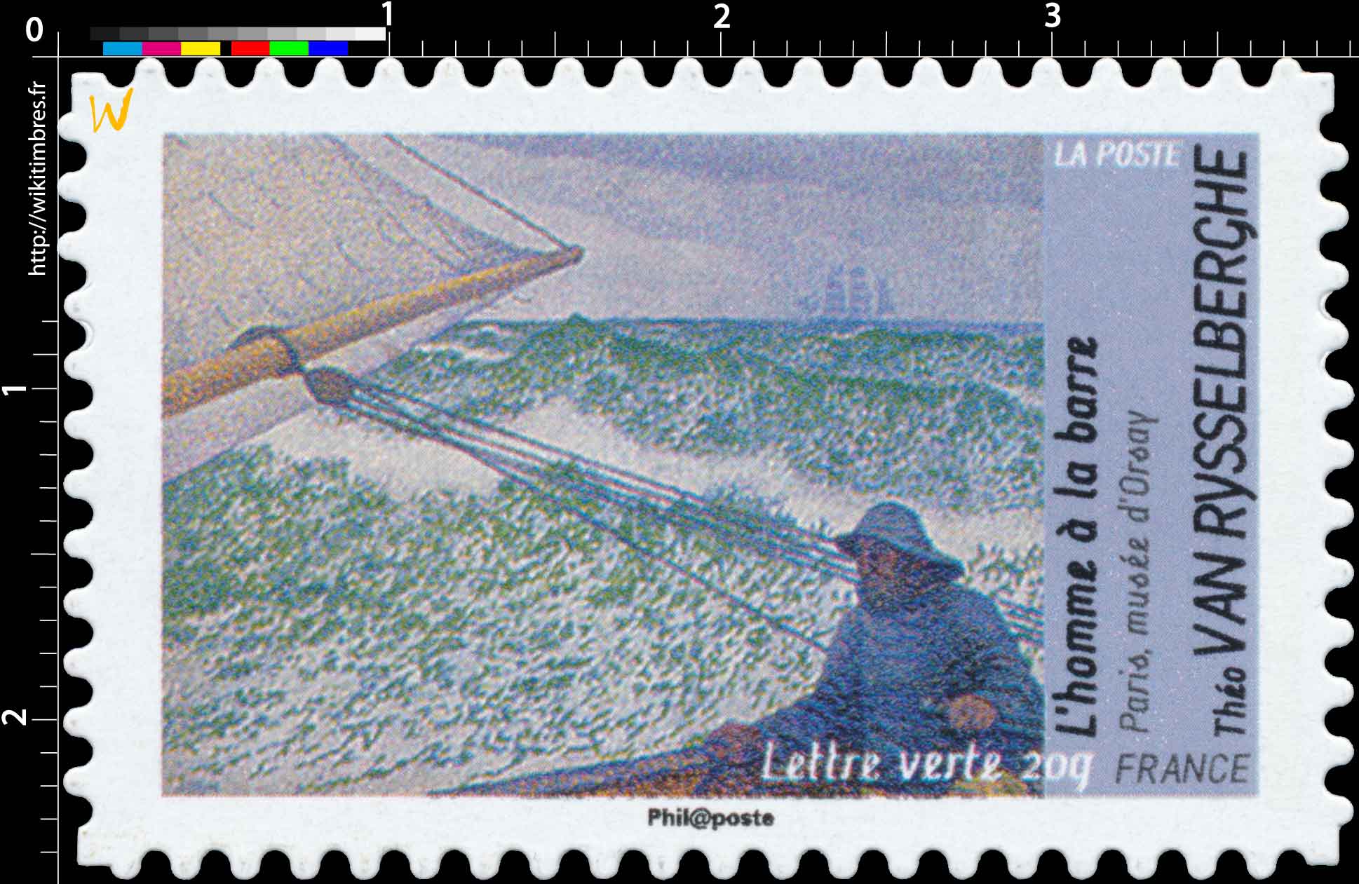 L'homme à la barre Paris musée d'Orsay Théo Van Rysselberghe