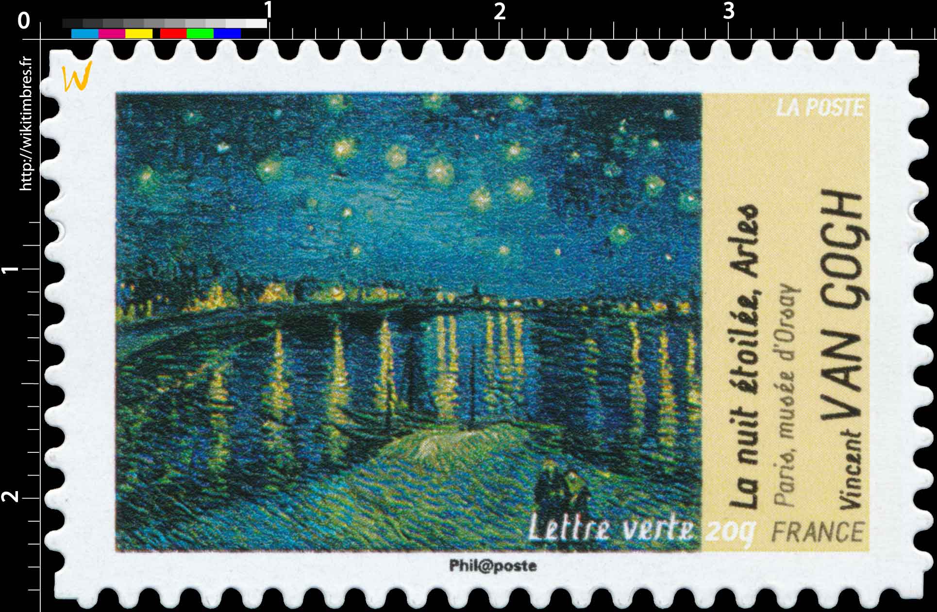 La nuit étoilée Arles Paris musée d'Orsay Vincent Van Gogh