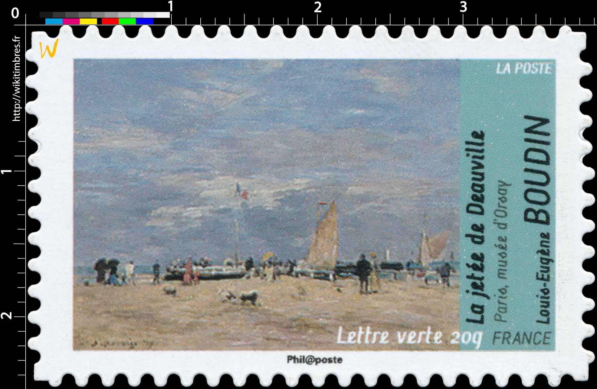 La jetée de Deauville Paris musée d'Orsay Louis Eugène Boudin