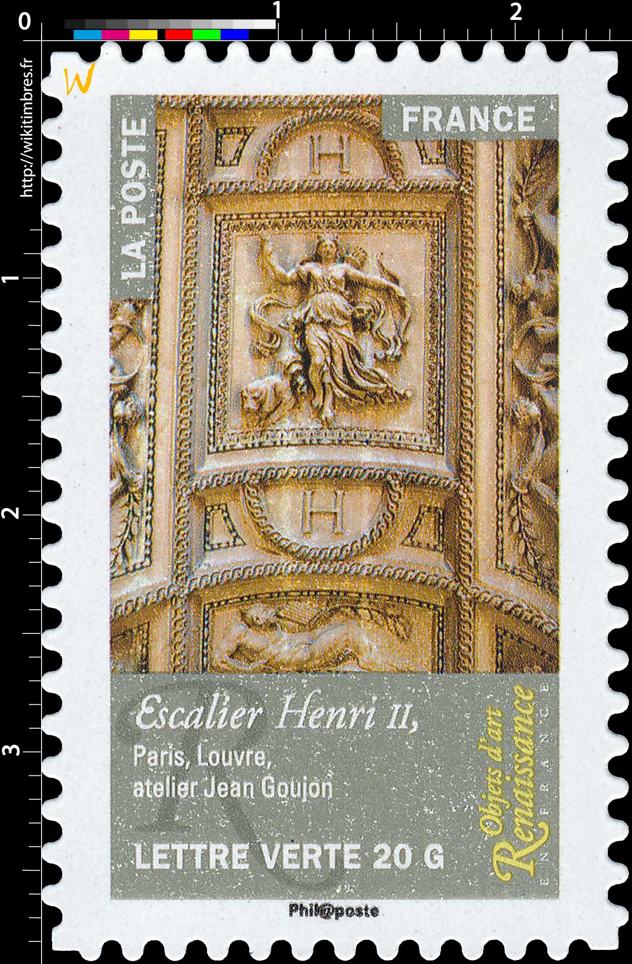 2014 Objets d'art  –  Renaissance en France  –  Escalier Henri II, Paris Louvre, Atelier Jean Goujon