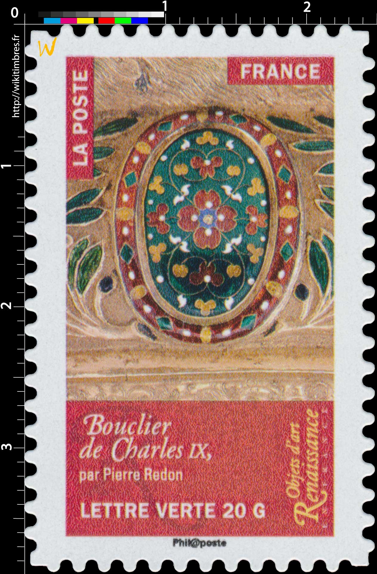 2014 Objets d'art  –  Renaissance en France  –  Bouclier de Charles IX, par Pierre Redon