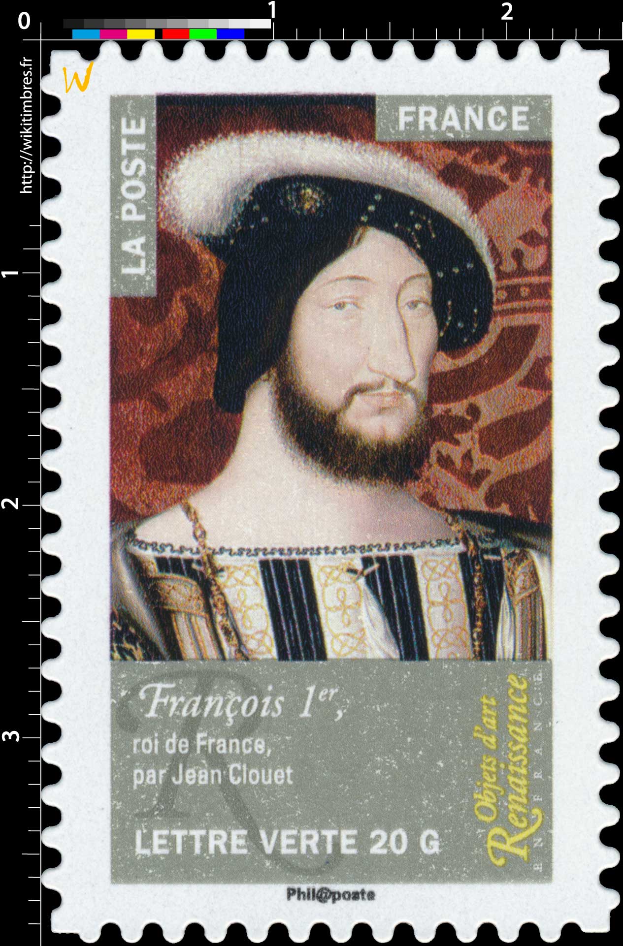 2014 Objets d'art  –  Renaissance en France  –  François 1er, roi de France, par Jean Clouet