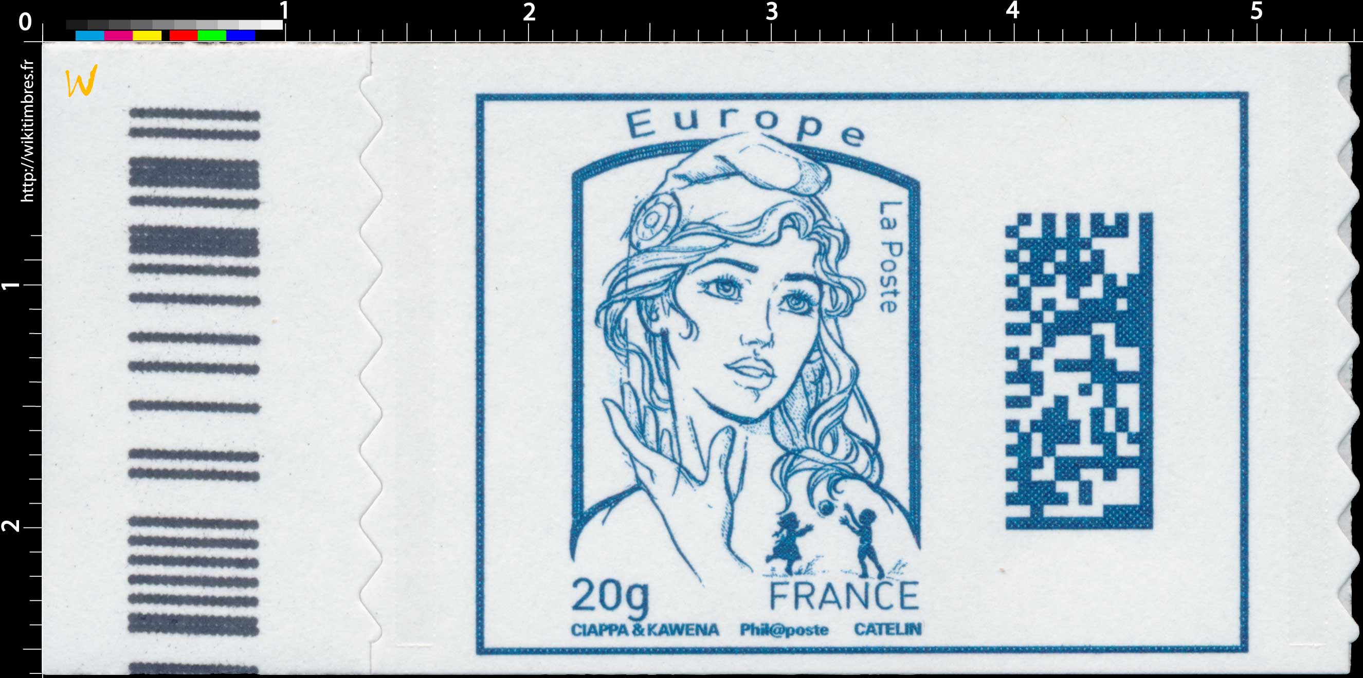 Marianne Europe - Code Datamatrix 