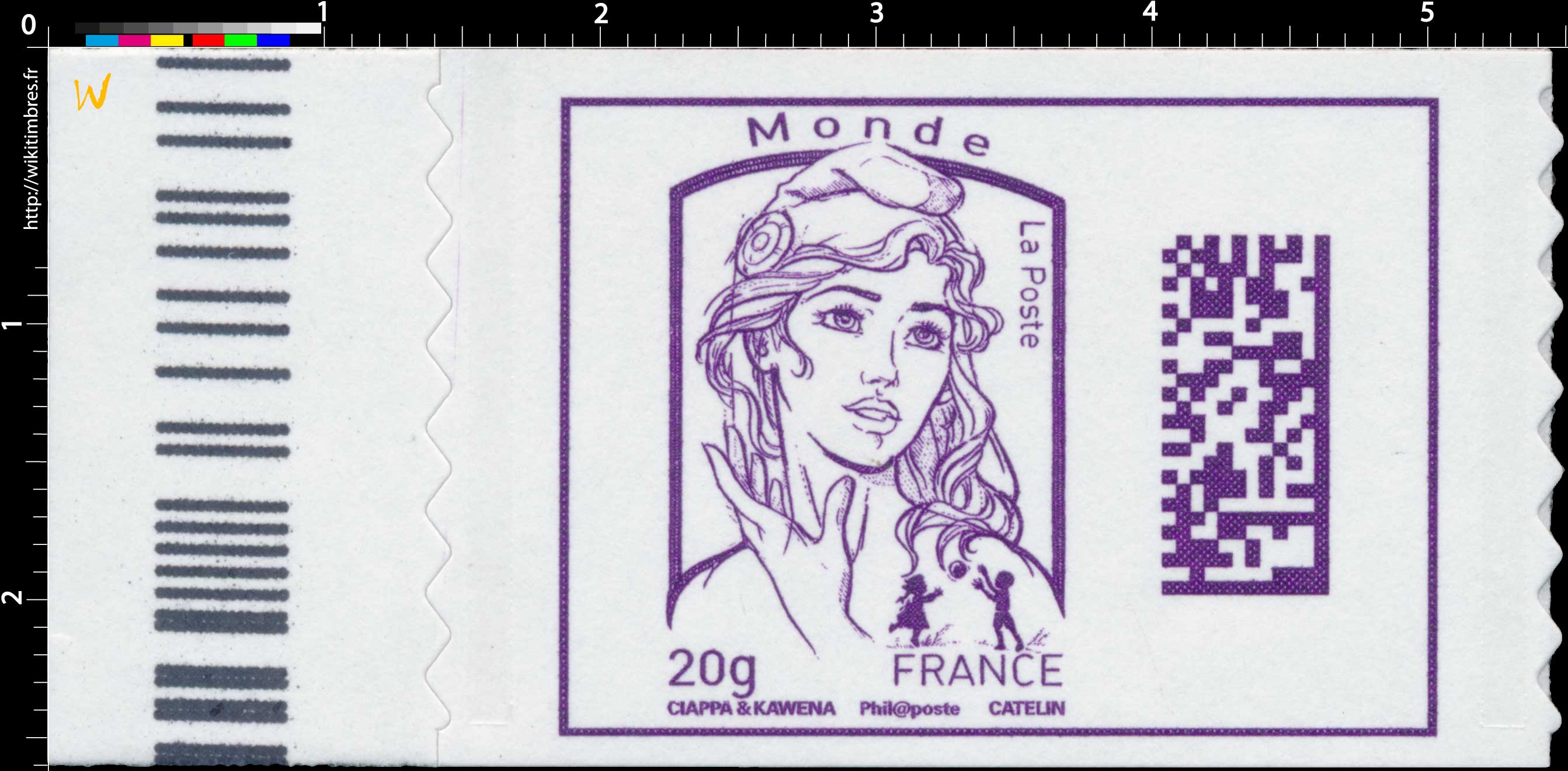 Marianne Monde - Code Datamatrix 