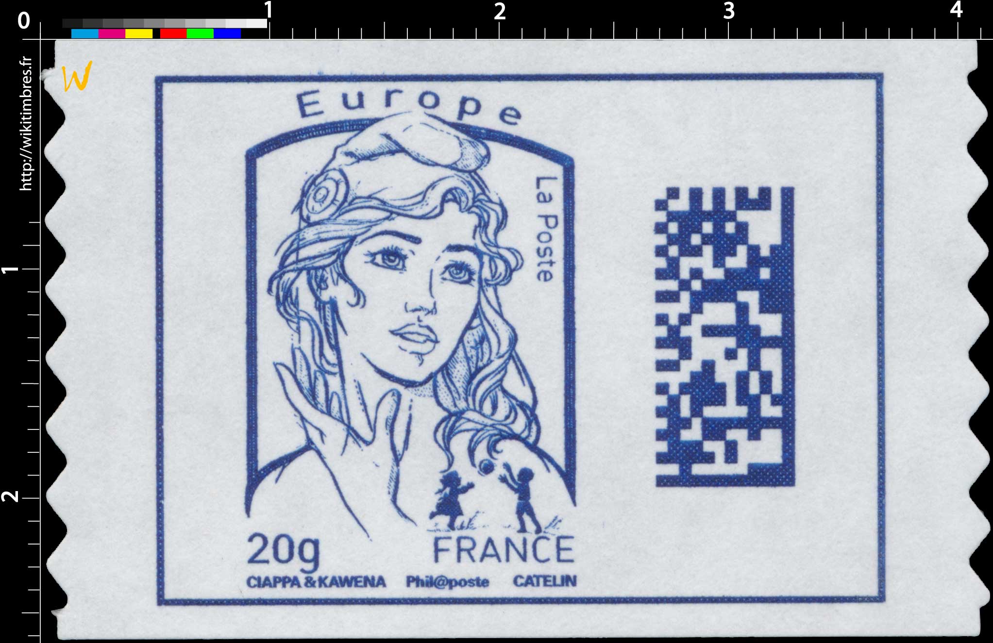 Marianne Europe - Code Datamatrix 