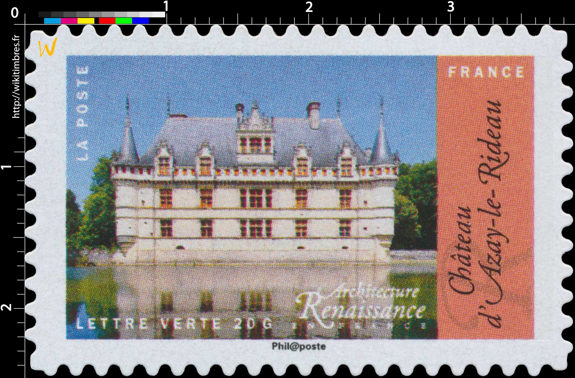 2015 Architecture Renaissance en France - Chateau d'Azay-le-Rideau