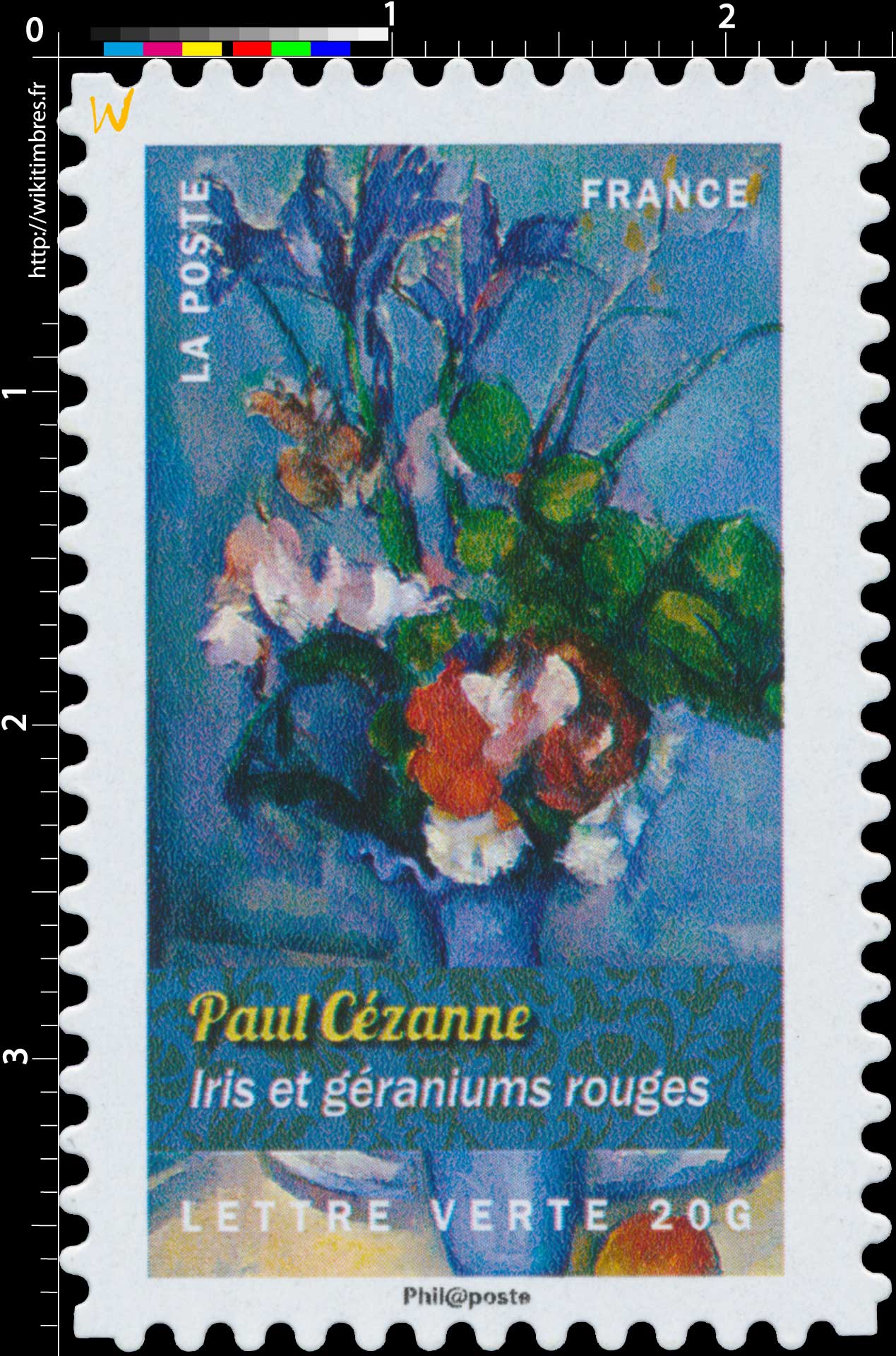 2015 Paul Cézanne - Iris et géraniums rouges