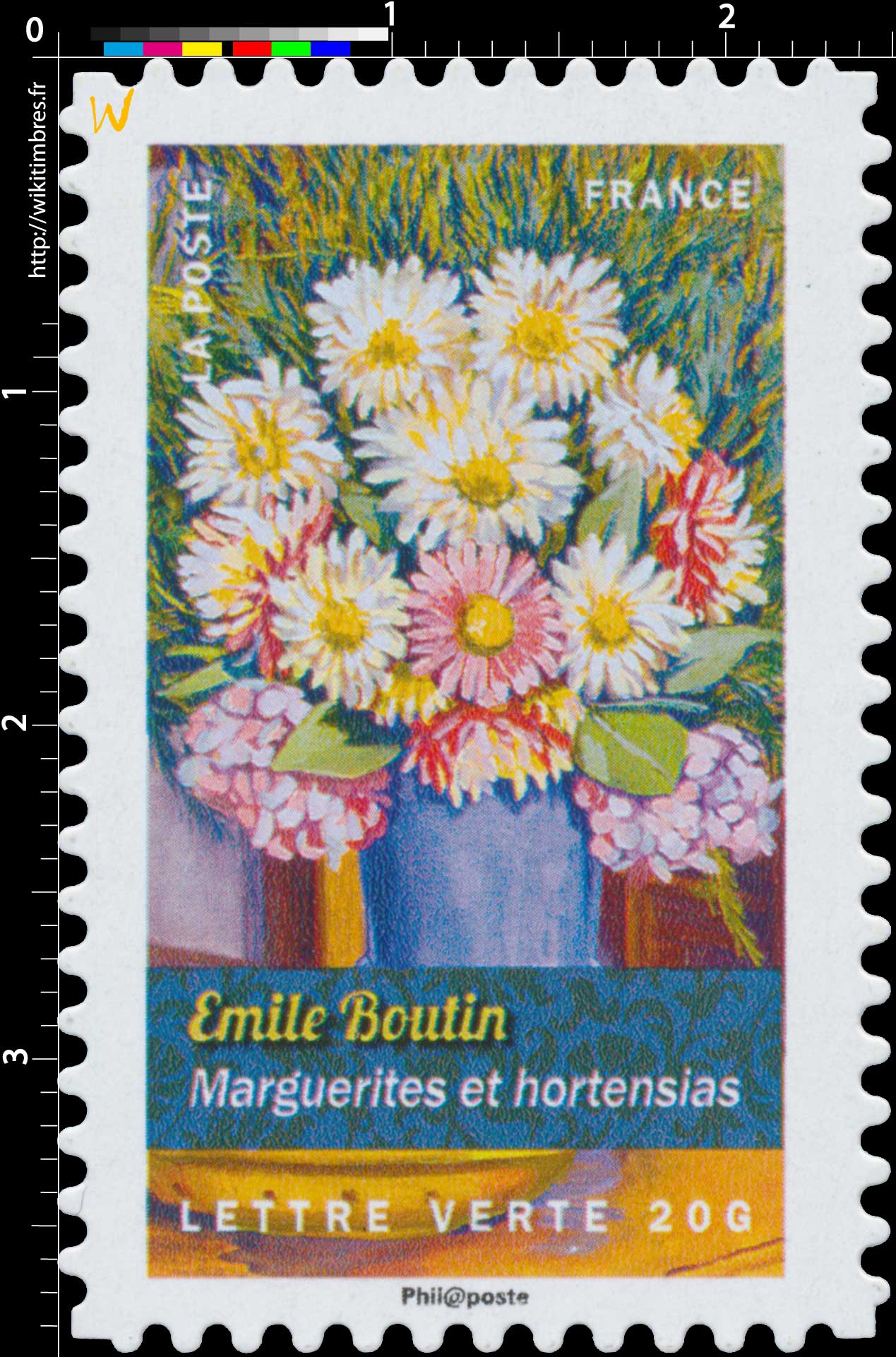2015 Emile Boutin - Marguerites et hortensias