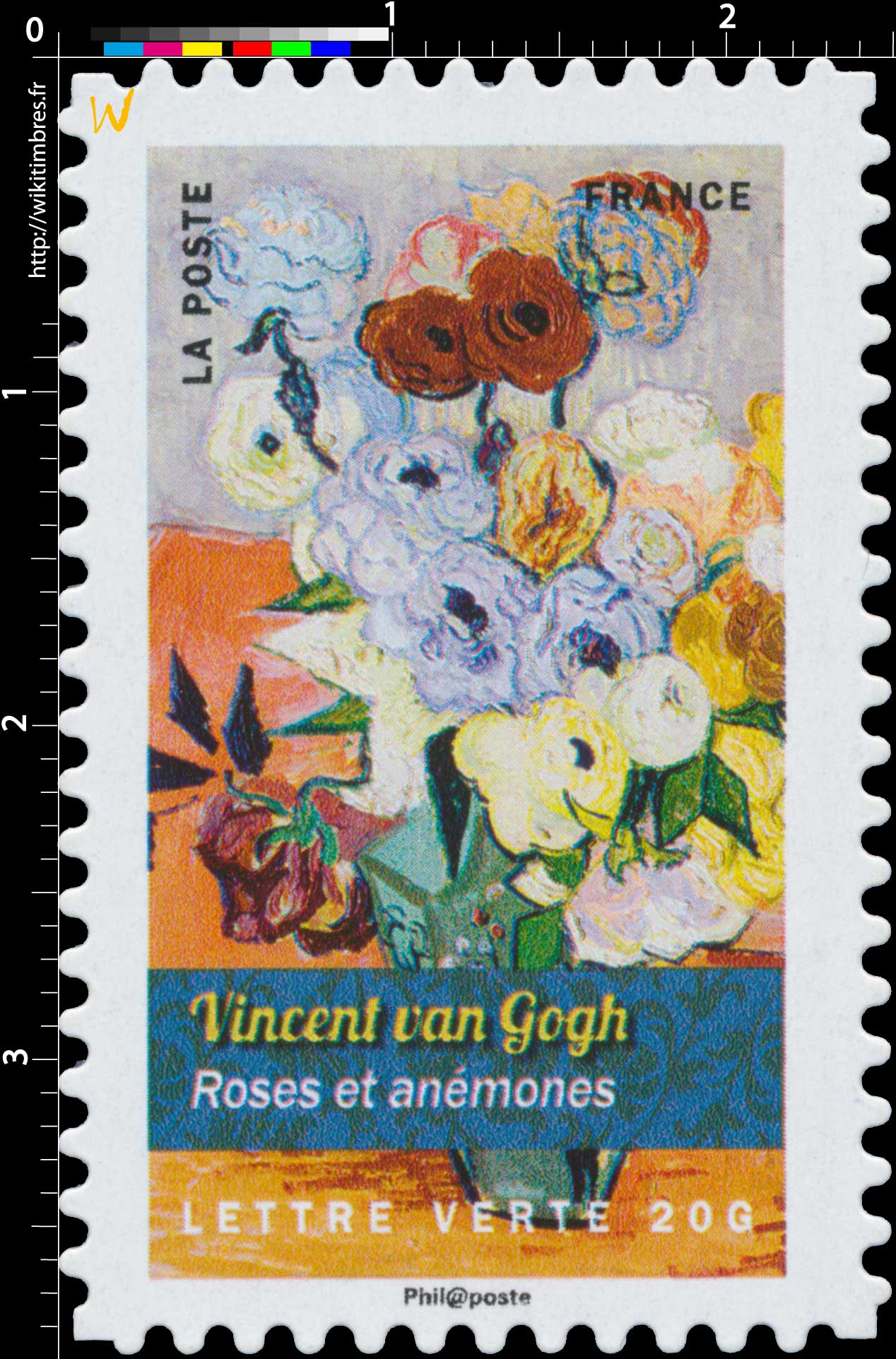 2015 Vincent Van Gogh - Roses et anémones
