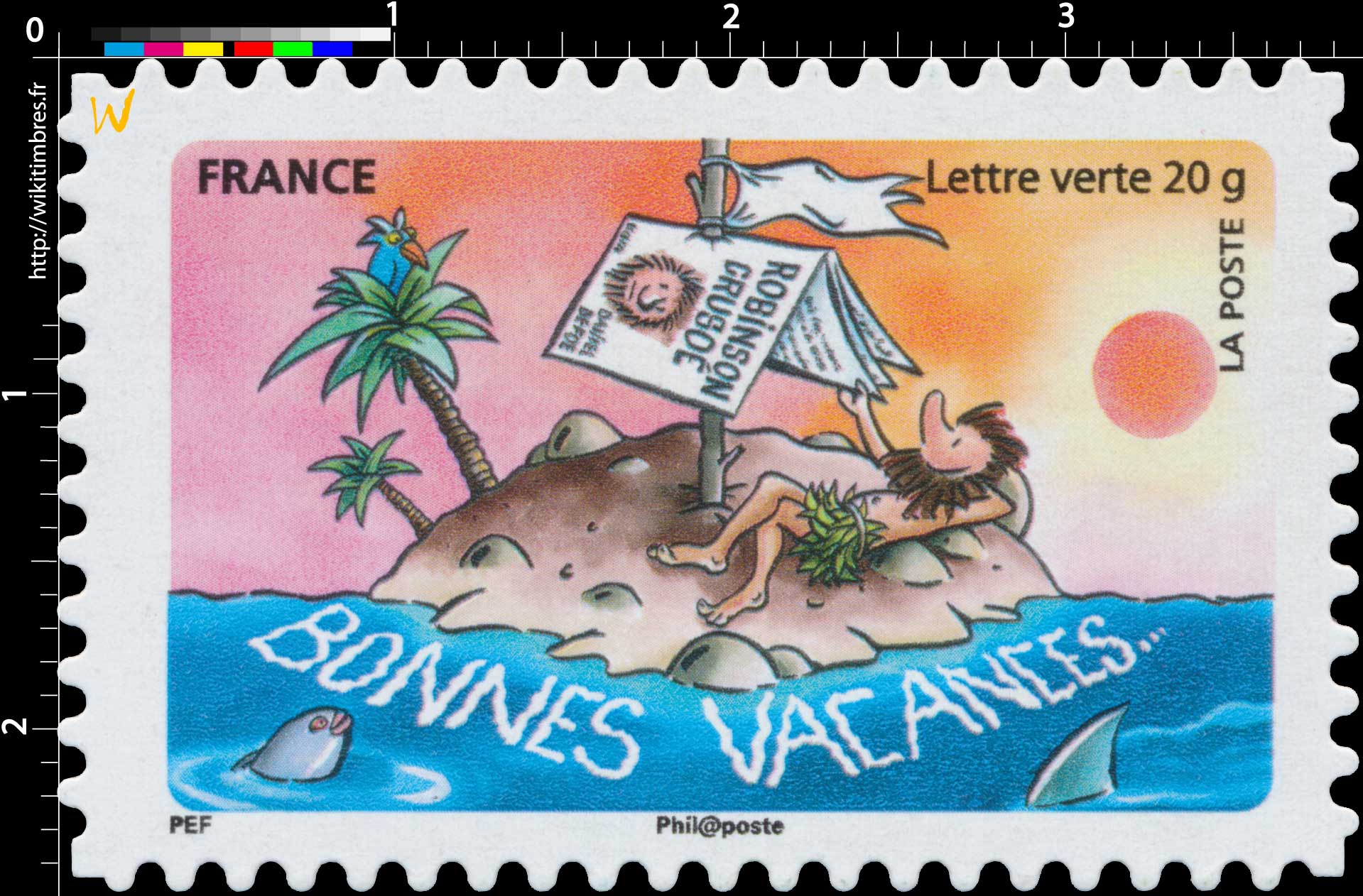2015 Bonnes vacances - Robinson Crusoé