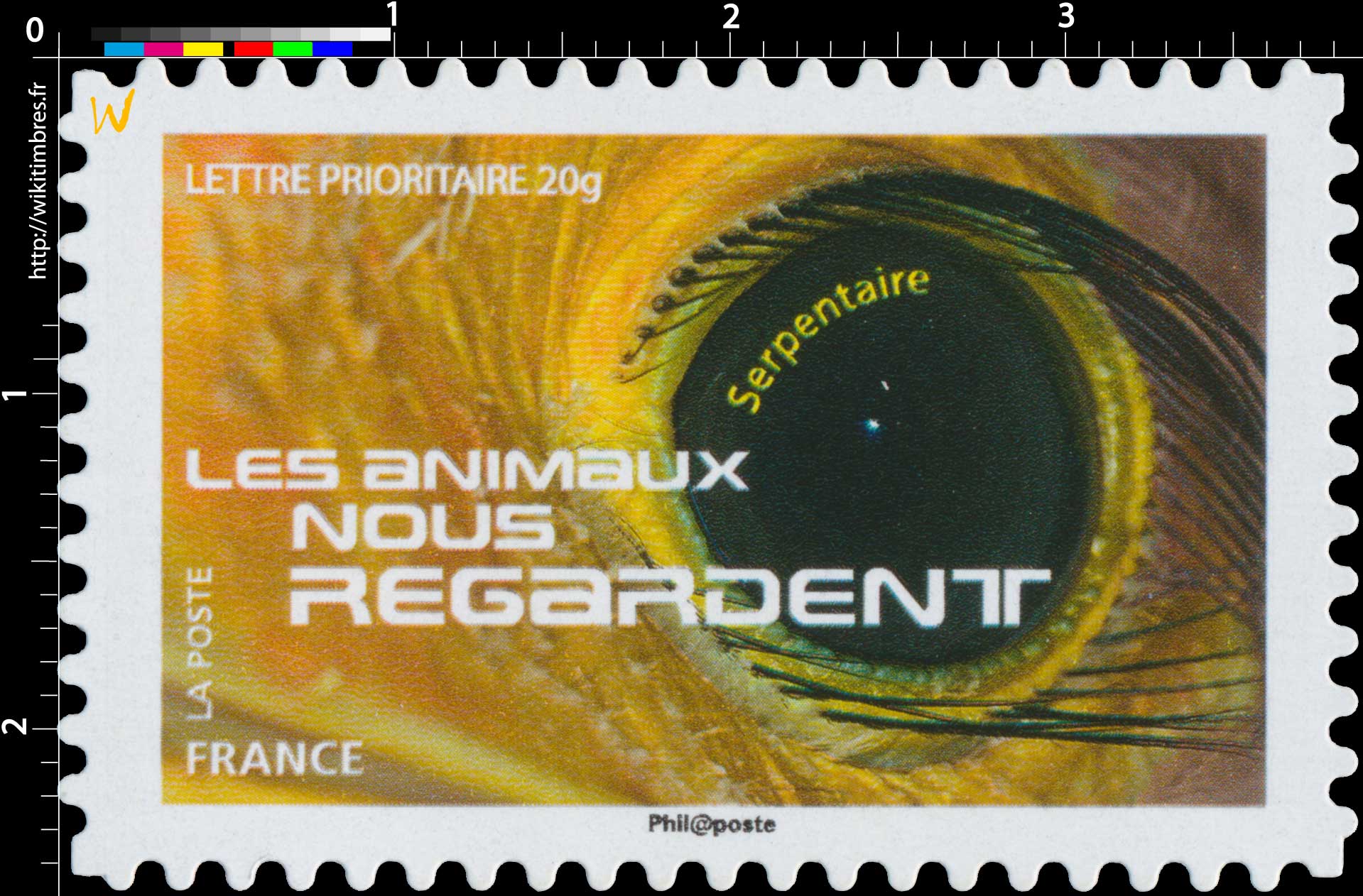 2015 LES ANIMAUX NOUS REGARDENT - Serpentaire 